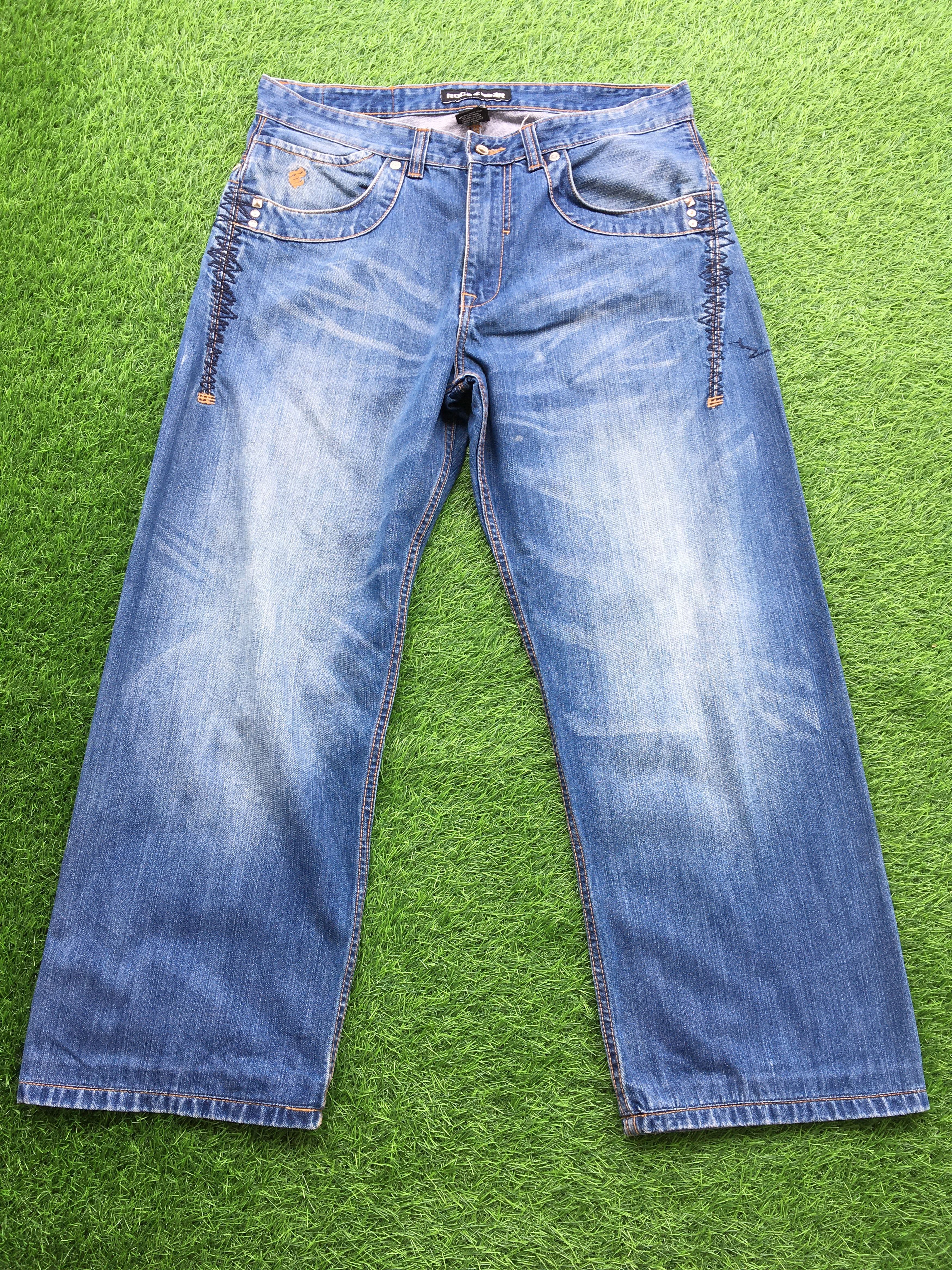 JNCO × Rocawear Roca Wear Baggy Jeans D-1038 Size US 36 / EU 52 - 1 Thumbnail