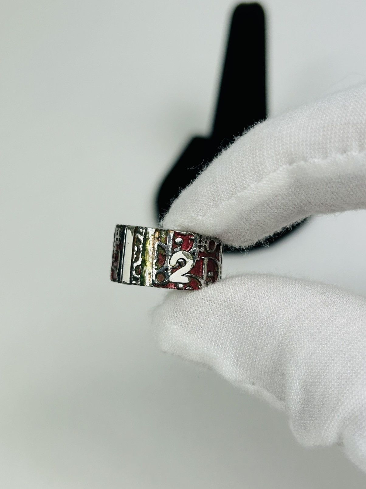 Dior Dior Red Trotter 2 Ring Size 5 Size ONE SIZE - 3 Thumbnail