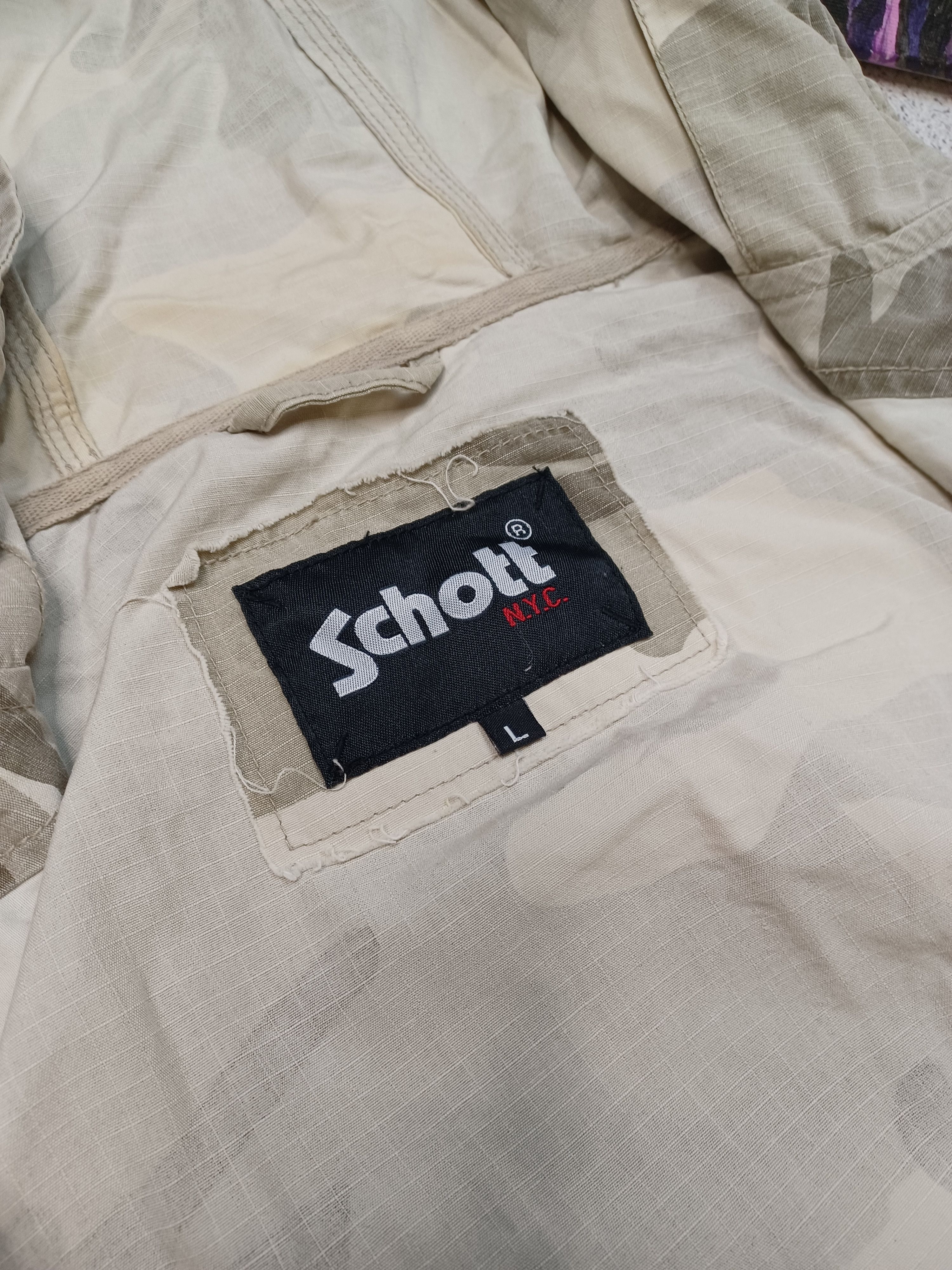 Schott × Vintage Crazy Camo Schott NYC Jacket Size US L / EU 52-54 / 3 - 11 Thumbnail