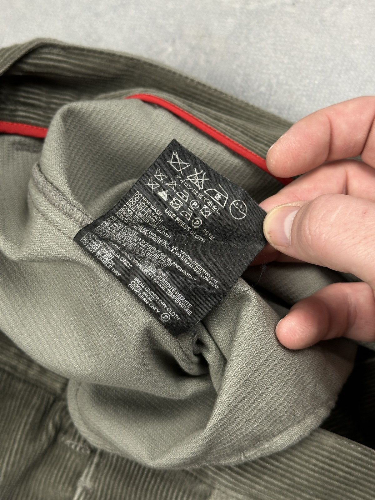 Prada Prada Milano Archive Corduroy Pants Olive Green Size US 36 / EU 52 - 19 Thumbnail