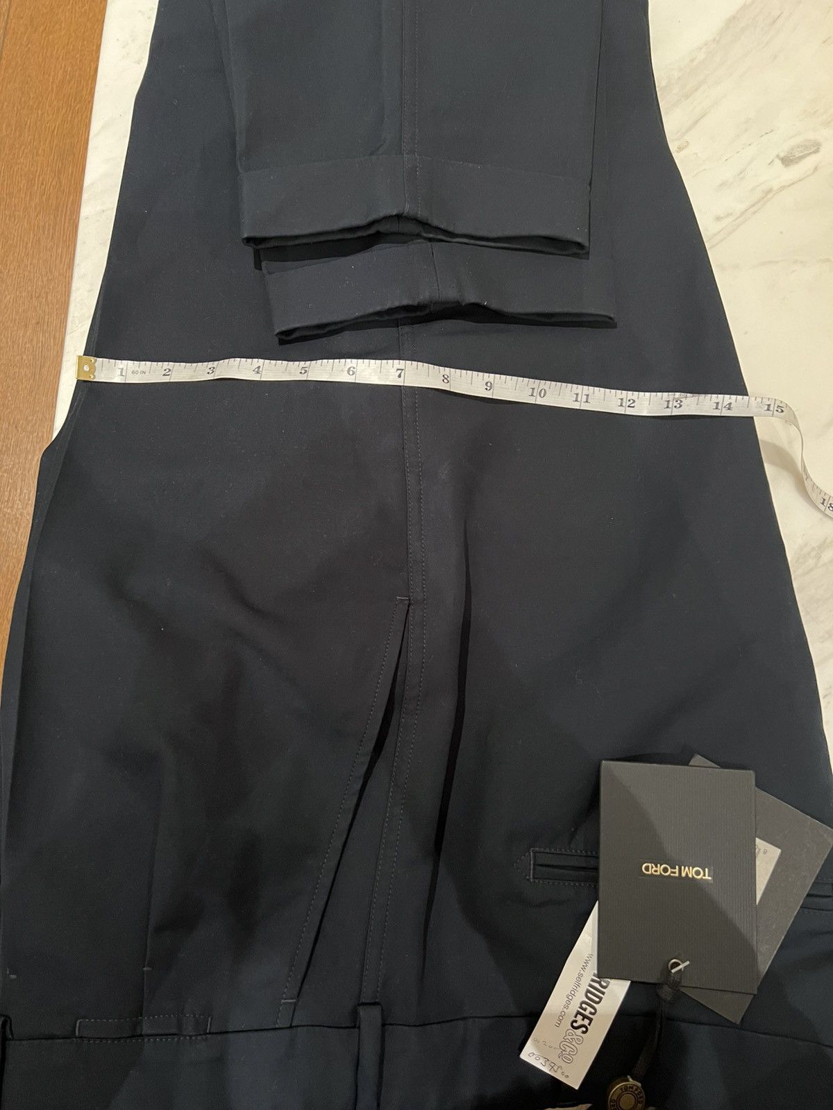 Tom Ford TOM FORD Double Cotton Satin Semi Sartorial Pants 38 Patrol Size US 43 - 23 Thumbnail