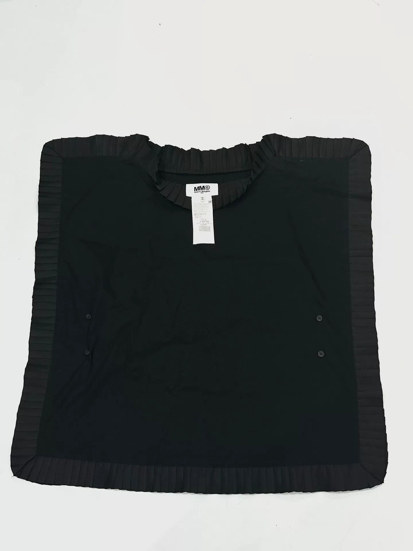 MM6 MM6 Maison Margiela Pleated Collar Top Size S / US 4 / IT 40 - 1 Thumbnail