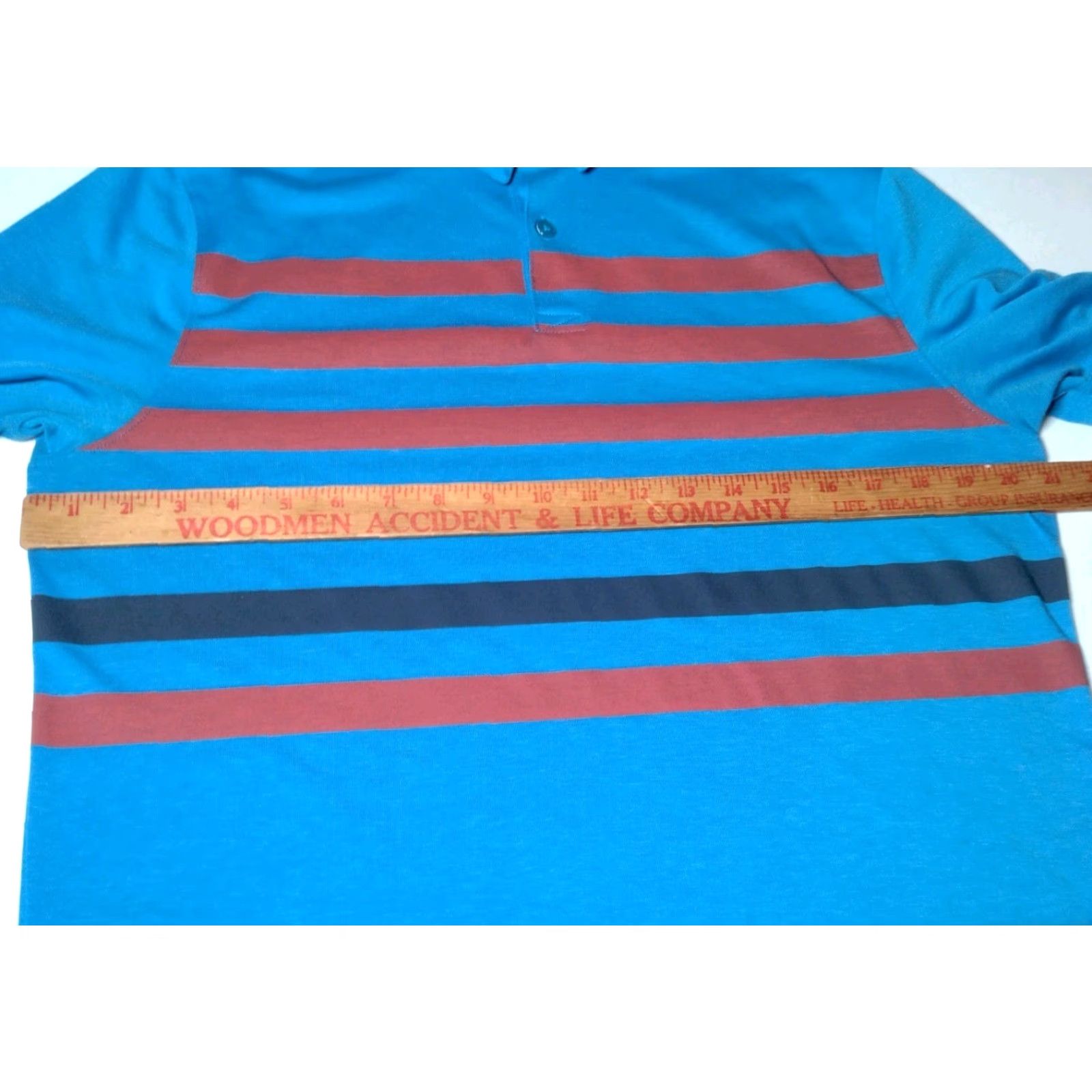 Nike Nike Golf Dri Fit Polo Shirt Men M Blue Red Striped Performance Golfing Active Shirt Polo Golf Nike Dri-Fit Men M Blue Red Striped Athletic Size US M / EU 48-50 / 2 - 7 Thumbnail