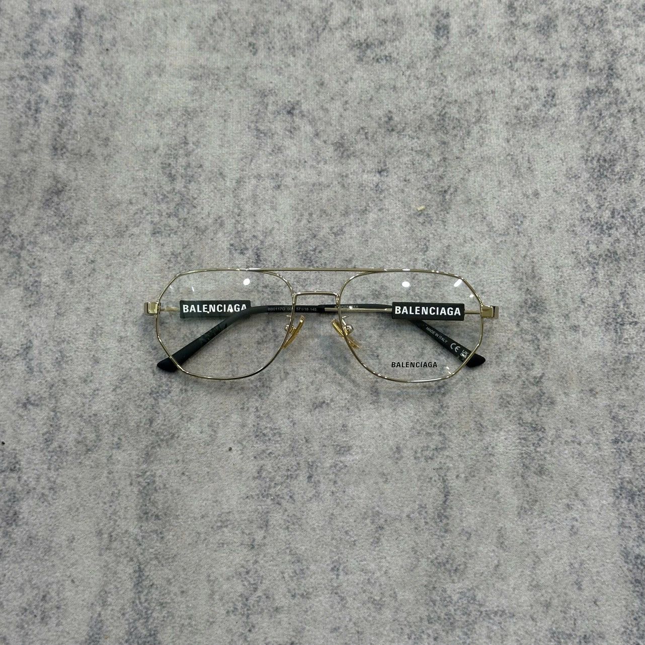 Balenciaga BALENCIAGA BB0117O 003 Sunglasses BLACK Size ONE SIZE - 8 Thumbnail