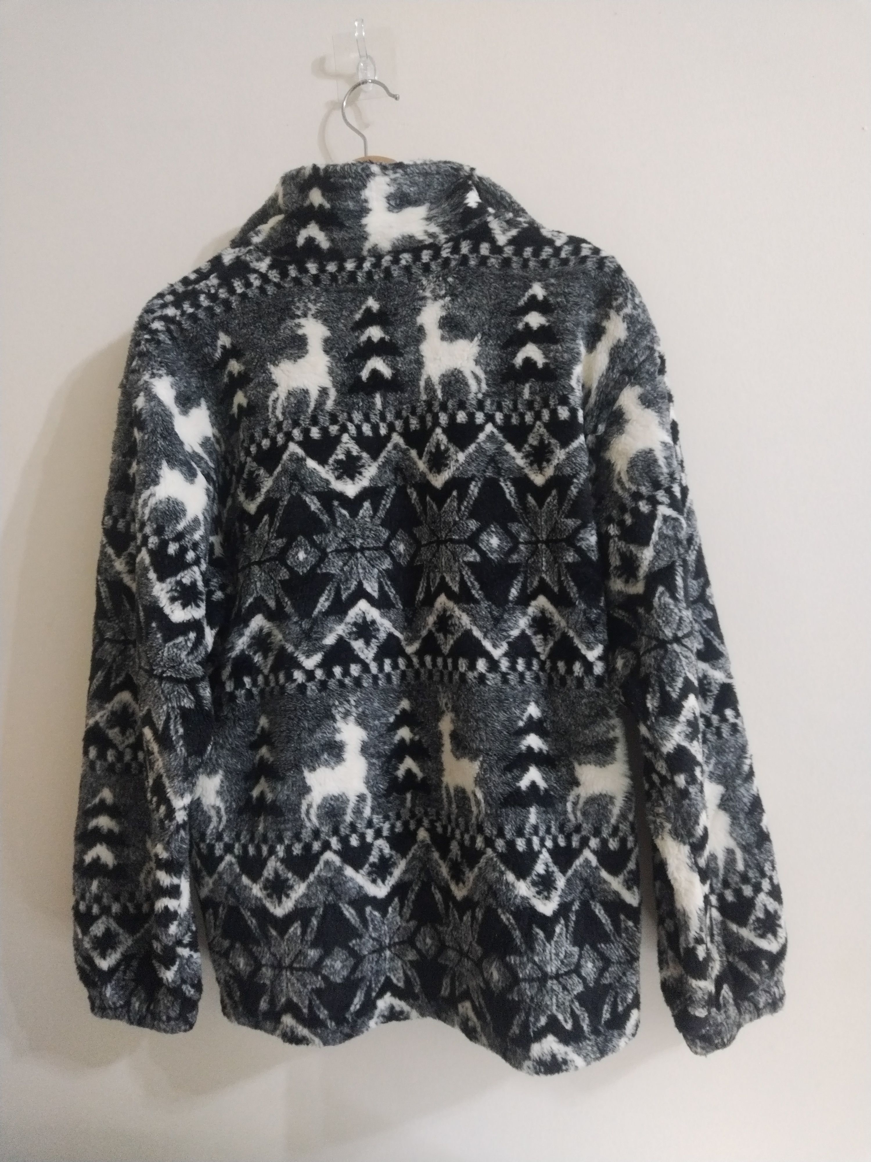 Japanese Brand NAVAJO WOOL BLACK WHITE KAPITAL INSPIRED Size US M / EU 48-50 / 2 - 10 Thumbnail