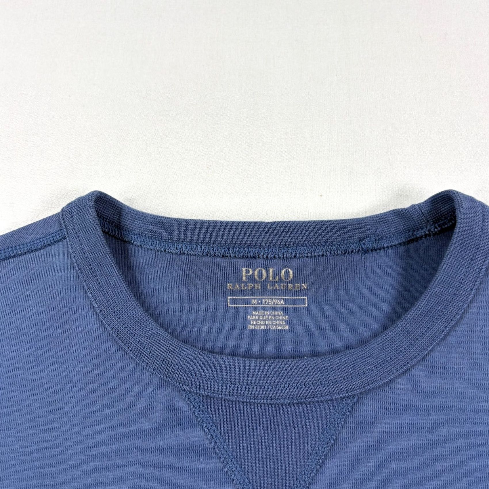 Polo Ralph Lauren Polo Ralph Lauren Sweatshirt Mens Medium Blue Spell Out Pullover Crew Neck Size US M / EU 48-50 / 2 - 3 Thumbnail