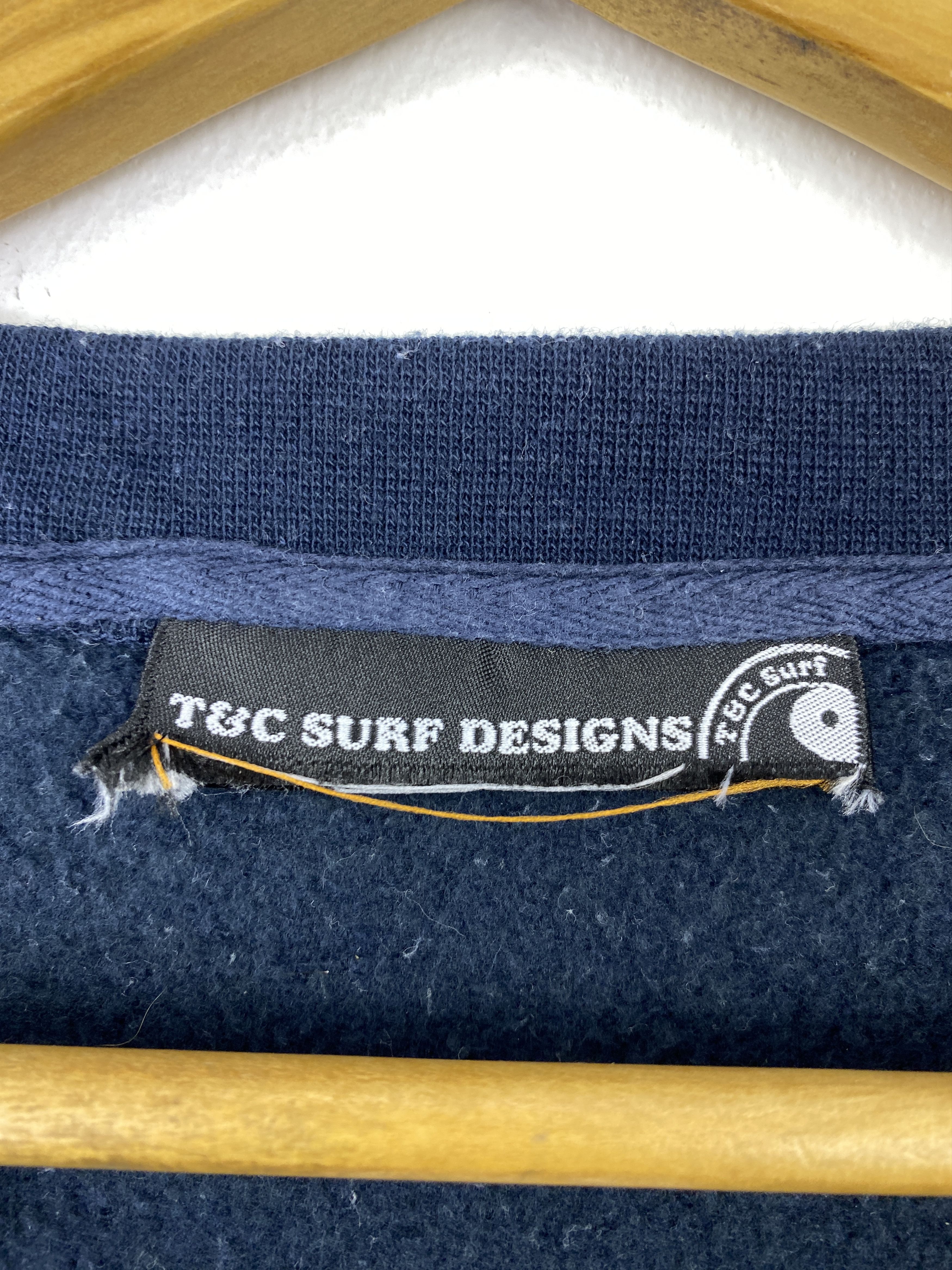 Japanese Brand Vintage T&C Surf Designs Hawaii Yin Yang Crewneck BP0045 Size US XL / EU 56 / 4 - 5 Thumbnail