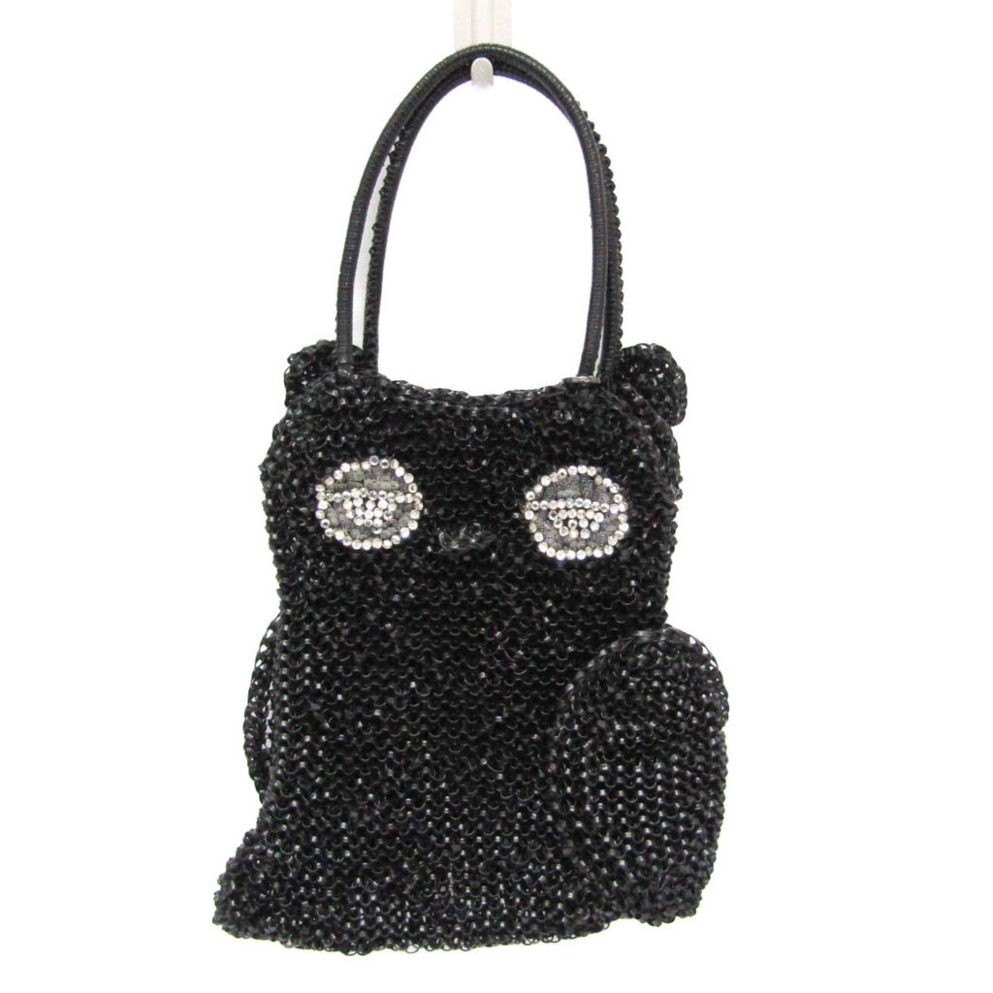 ANTEPRIMA Anteprima Animal Owl Women's Wire,Rhinestone Handbag Black,Clear Size ONE SIZE - 1 Thumbnail