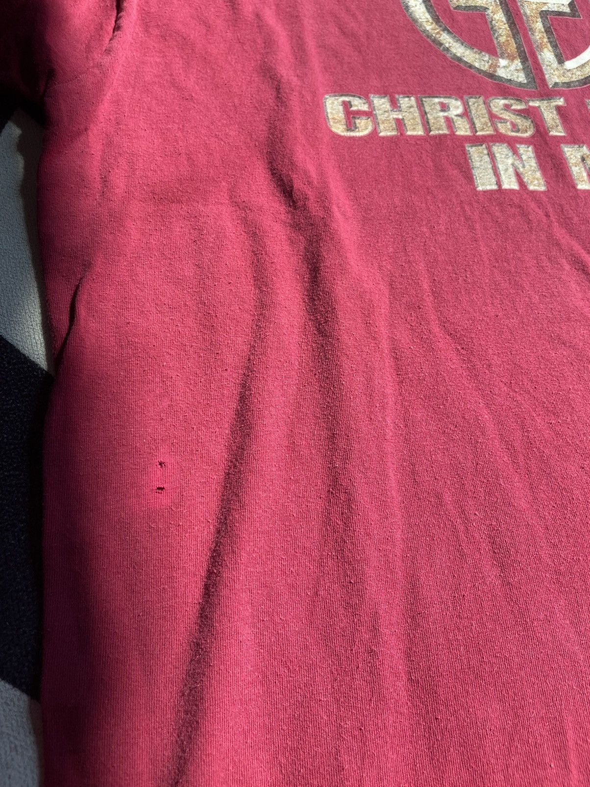 Vintage Vintage Jerzees "Christ Lives In Me" Graphic T-Shirt - 2XL Size US XXL / EU 58 / 5 - 3 Thumbnail