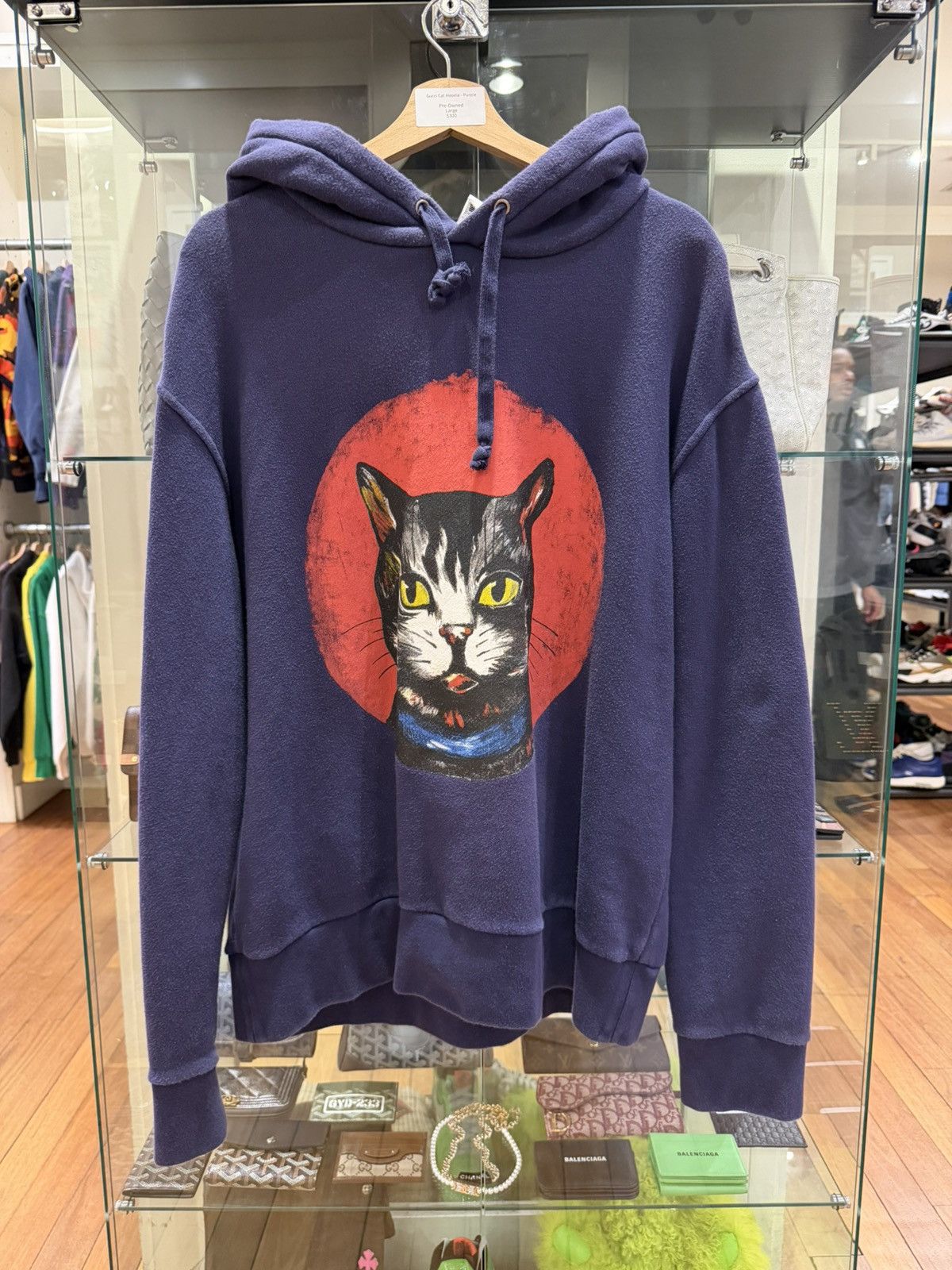 Gucci Gucci Cat Hoodie Size US L / EU 52-54 / 3 - 1 Thumbnail