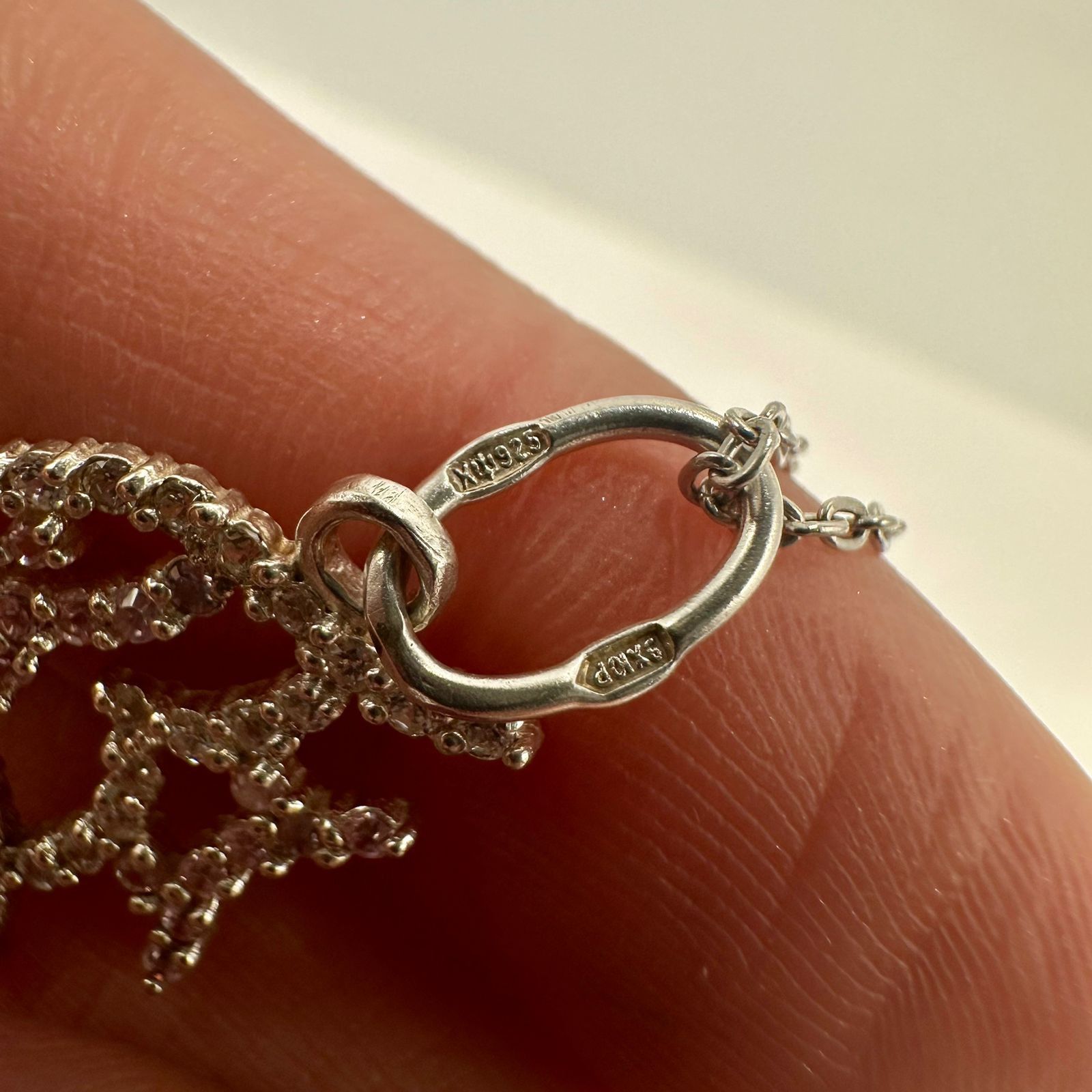 Sterling Silver Vintage 925 Sterling Silver Fish Pendant Necklace Size ONE SIZE - 10 Thumbnail