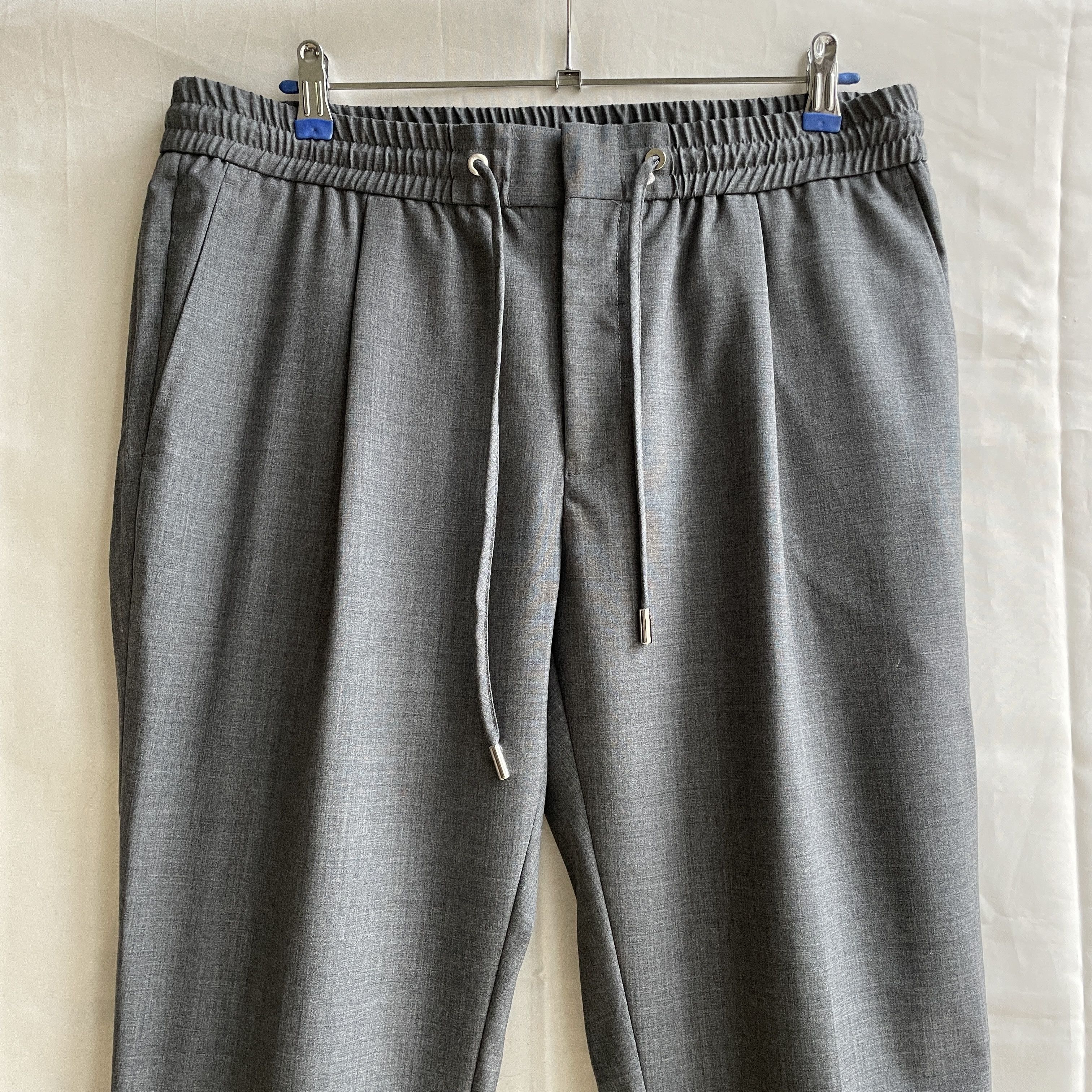Suitsupply BNWT Suitsupply Drawstring Ames Cropped Pleat Trousers Size US 40 / EU 56 - 3 Thumbnail