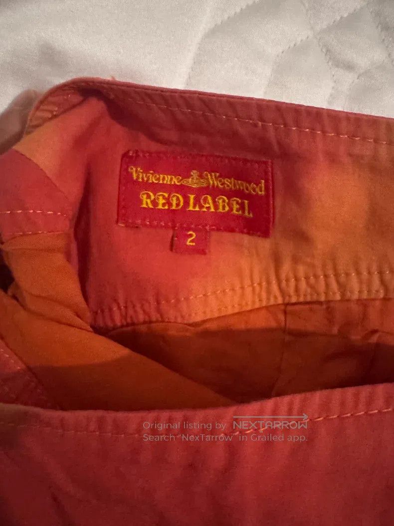Vivienne Westwood Vivienne Westwood size 2 Vintage Orange Asymmetrical Skirt Size 24" / US 00 / IT 34 - 2 Thumbnail