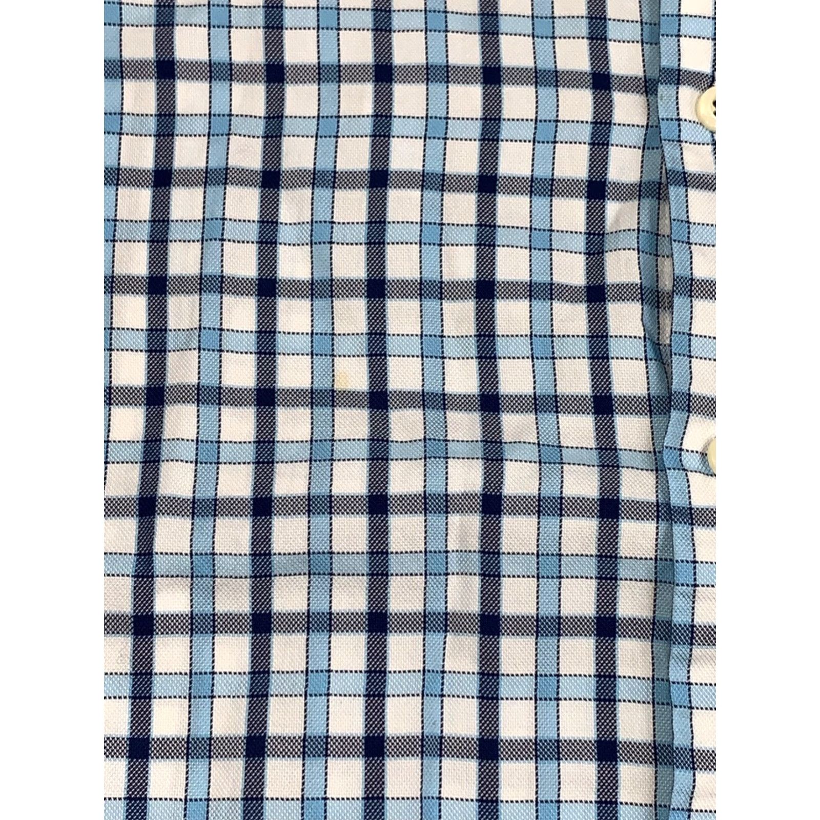 Peter Millar Peter Millar Mens Button-Up Plaid Shirt M Blue Long Sleeve Size US M / EU 48-50 / 2 - 8 Thumbnail