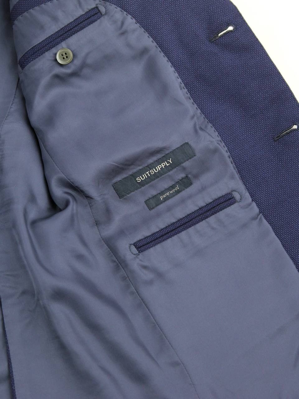 Suitsupply SUITSUPPLY Blue wool jacket Size 48R - 2 Thumbnail