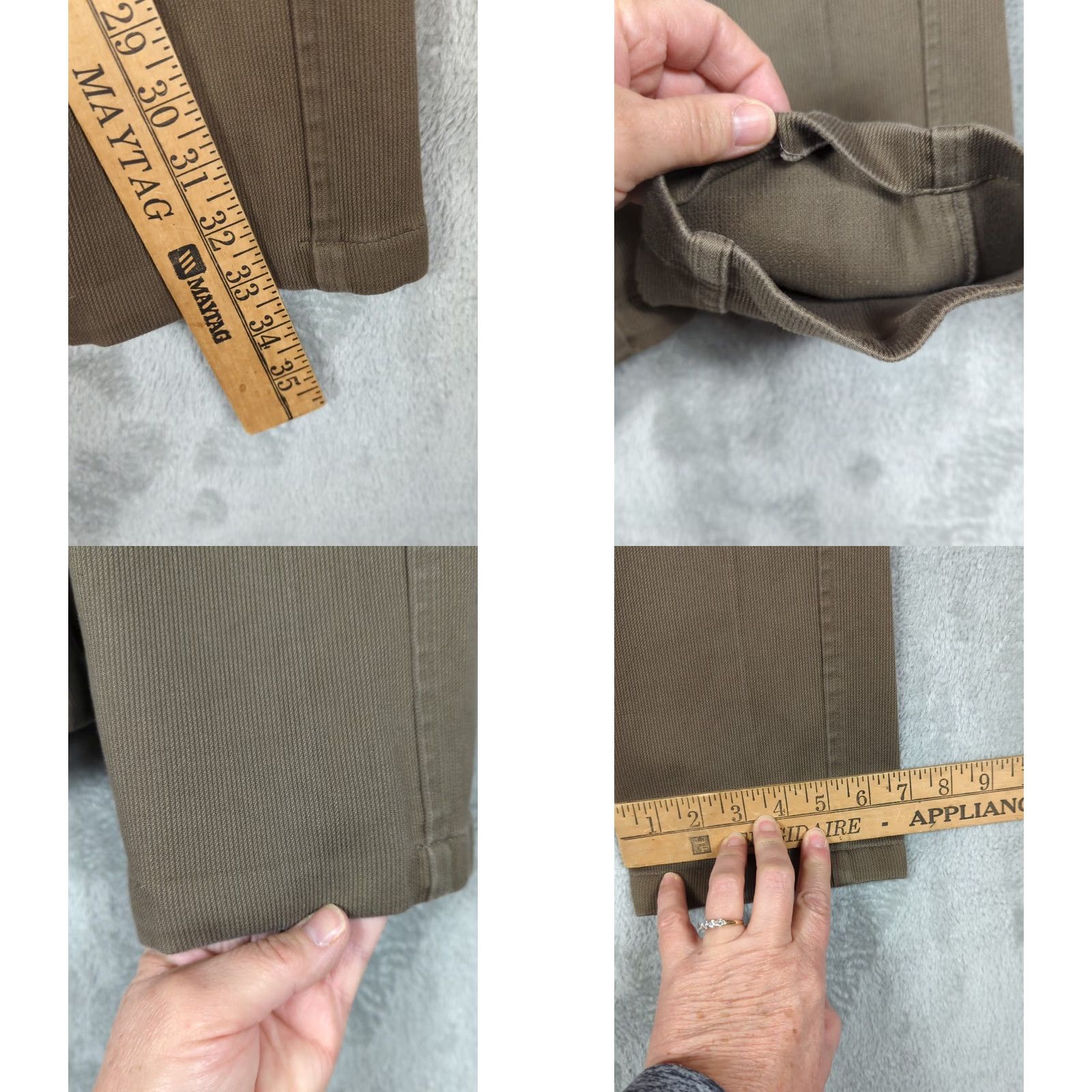 Corridor Corridor NYC Sturdy Corded Cotton Twill Trousers Pant 34 Regular Milk Chocolate Front Flat 5-Pocket Mens Size US 34 / EU 50 - 8 Thumbnail