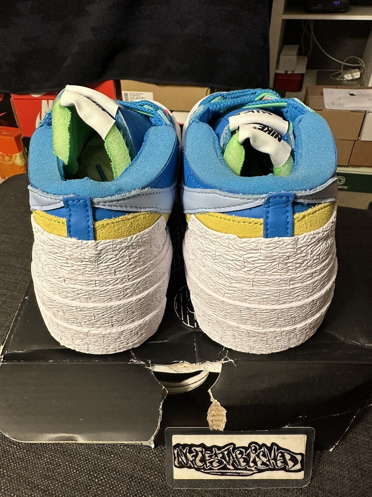 Kaws × Nike × Sacai Nike Blazer Low Sacai/ KAWS size 12.5 Size US 12.5 / EU 45-46 - 3 Thumbnail