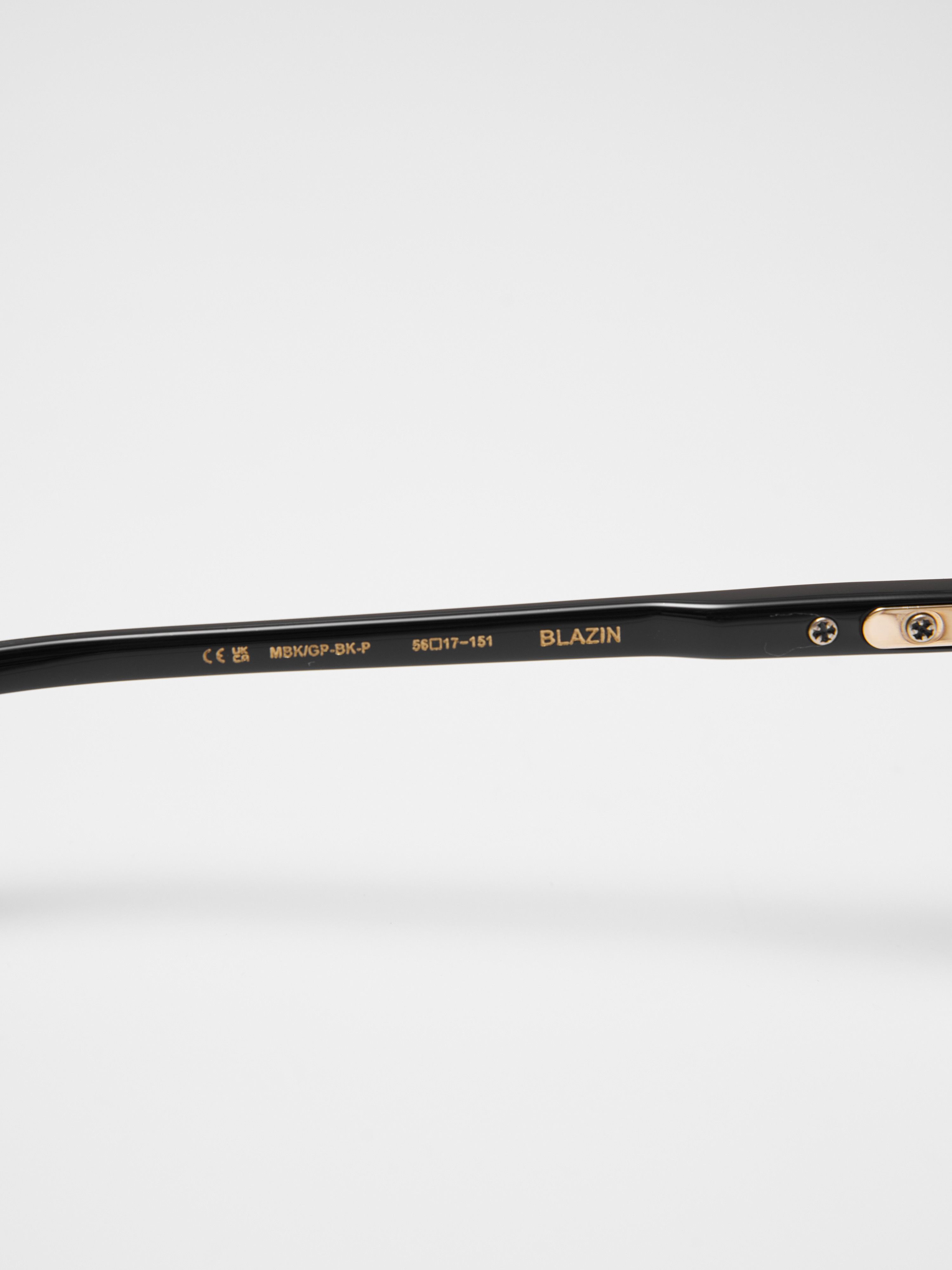 Chrome Hearts CHROME HEARTS BLAZIN MATTE BLACK/GOLD PLATED Size ONE SIZE - 11 Thumbnail