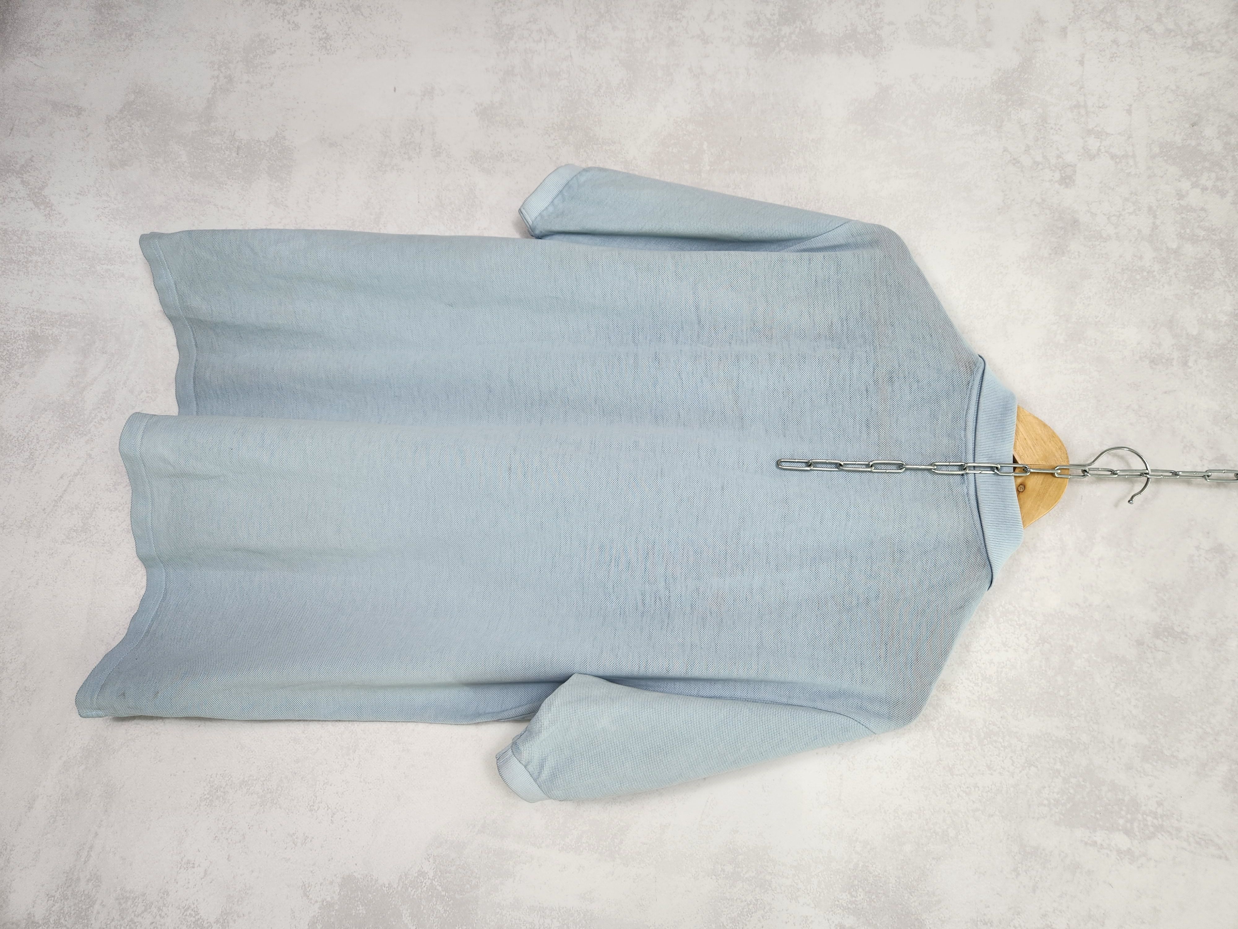 Vintage 90s Vintage Yves Saint Laurent YSL blue Polo T-Shirt Size US L / EU 52-54 / 3 - 8 Thumbnail