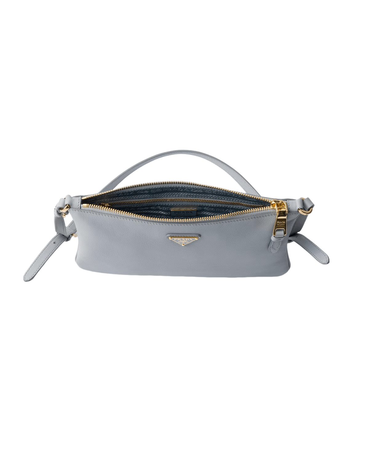 Prada PRADA $1750 Opaline Leather Pouch New And Authentic Size ONE SIZE - 4 Thumbnail