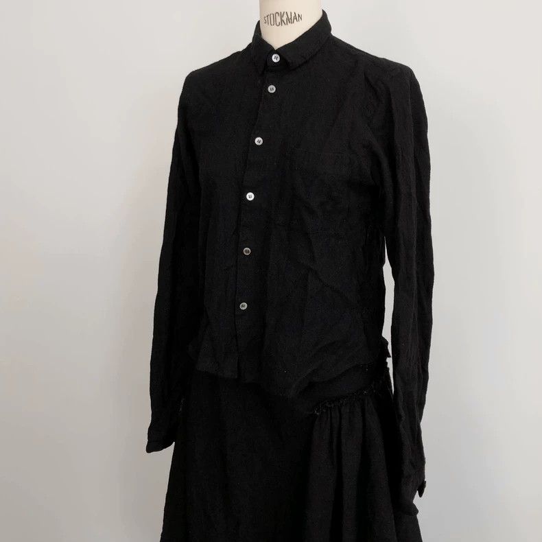 Comme des Garcons Comme des Garcons 94AW Boiled Wool Shirt Size US L / EU 52-54 / 3 - 1 Thumbnail