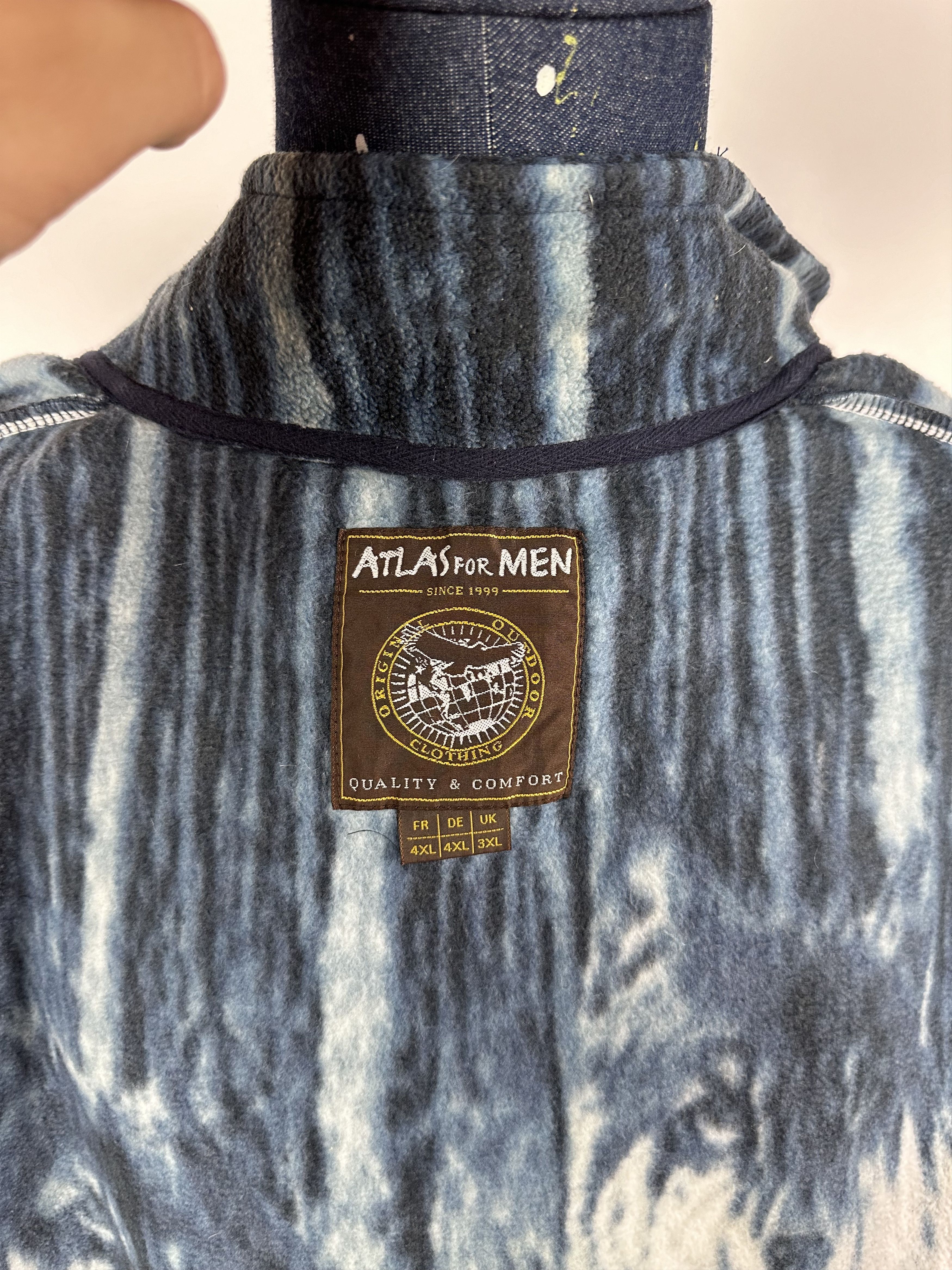 Vintage Vintage Wolf Fleece Vest Jacket Sherpa Overprint Nature 4XL Size US XXL / EU 58 / 5 - 9 Thumbnail