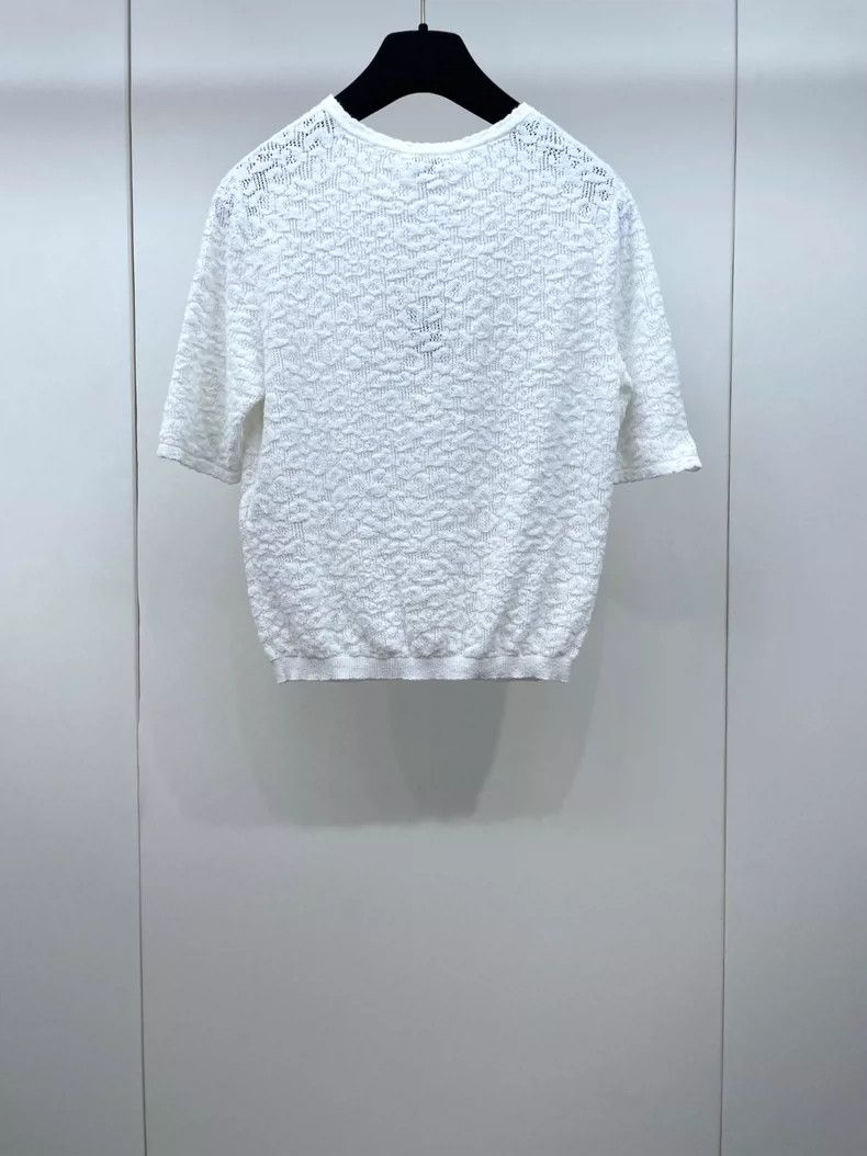 Chanel Chanel 22P embossed perspective short sleeves 2504-Nextarro Size XS / US 0-2 / IT 36-38 - 2 Thumbnail