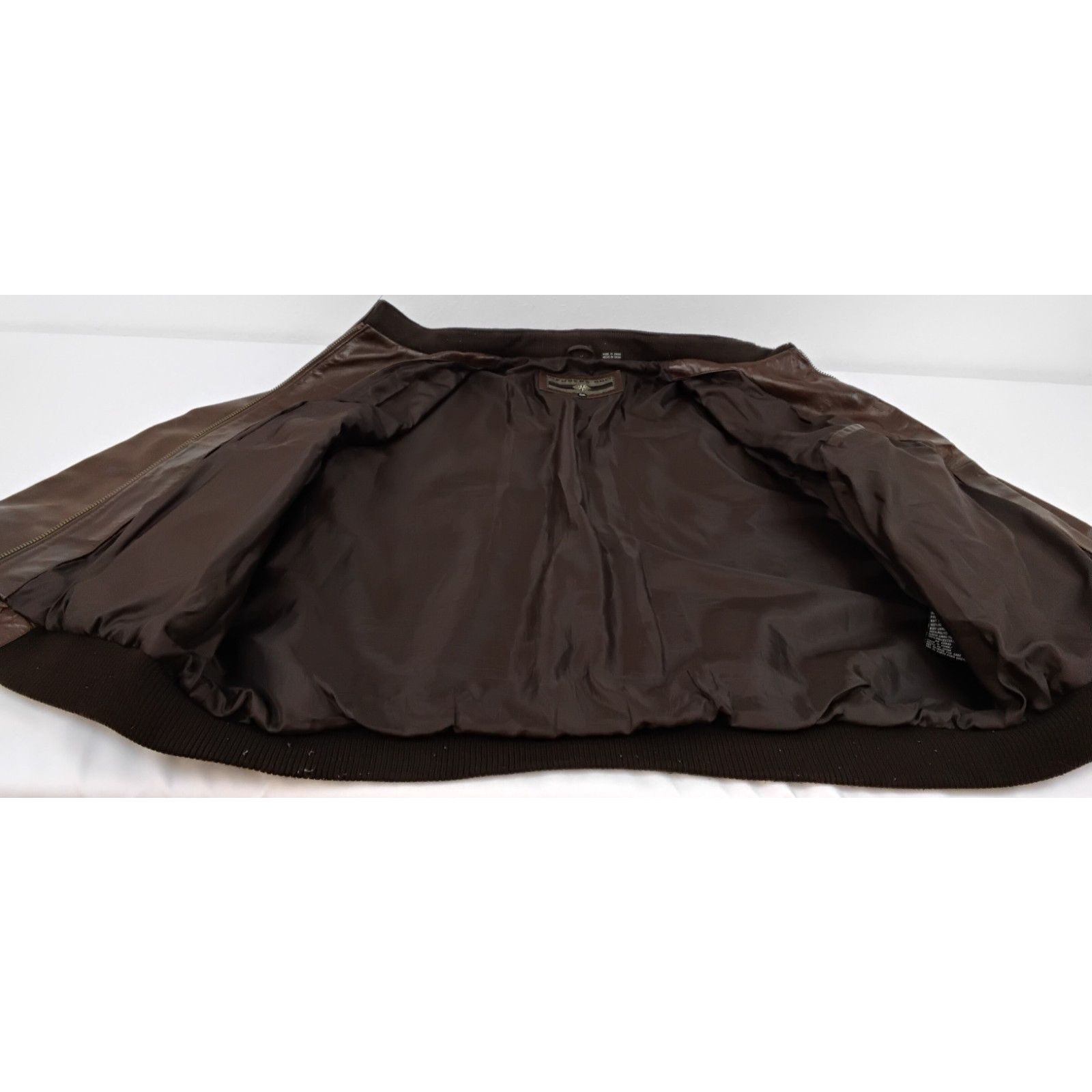 Members Only Members Only Leather Jacket Men's 2XL Brown Flight Size US XXL / EU 58 / 5 - 12 Thumbnail