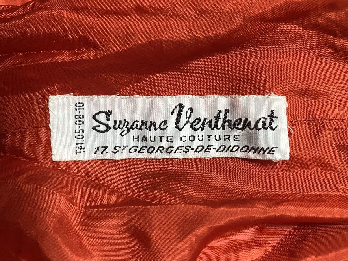 Nina Ricci 70-80’s Nina Ricci Boutique Archival Red Trench Coat Jacket Size S / US 4 / IT 40 - 11 Thumbnail
