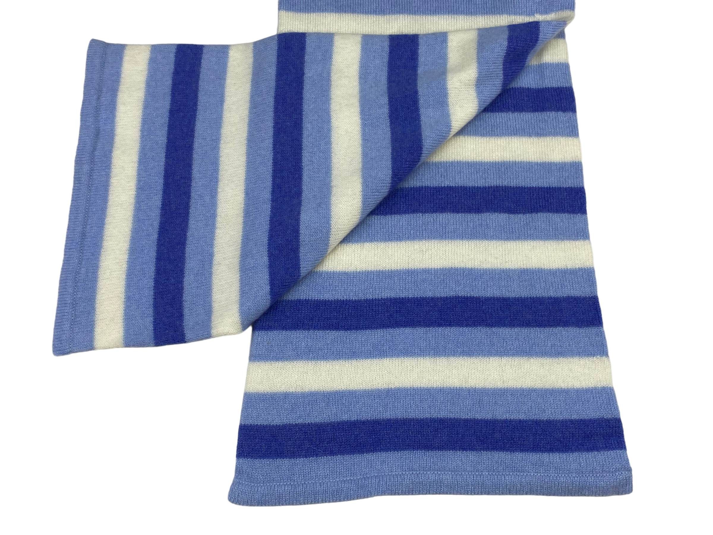 Vintage Hawick scarf Cashmere Stripes Vintage Scarves Scotland Size ONE SIZE - 6 Thumbnail