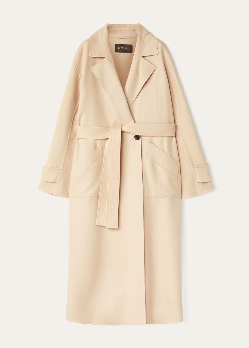 Loro Piana o1srvl11e0725 FAO3212 Freddy Cashmere Coat in Beige Size XS / US 0-2 / IT 36-38 - 1 Thumbnail