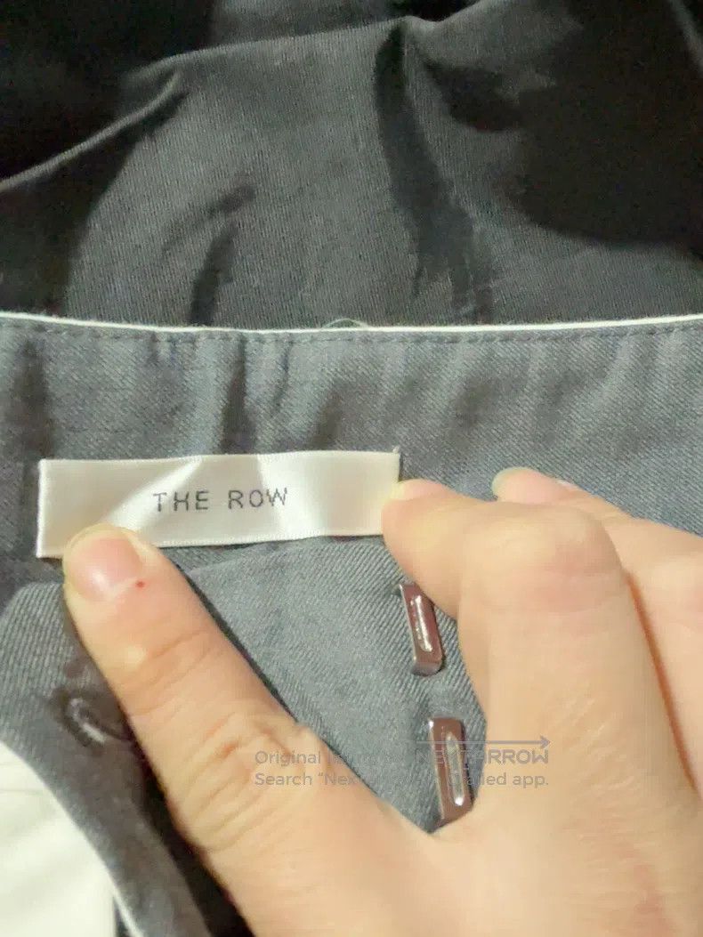 The Row The Row size 6 Grey straight-leg trousers Size 27" / US 4 / IT 40 - 2 Thumbnail