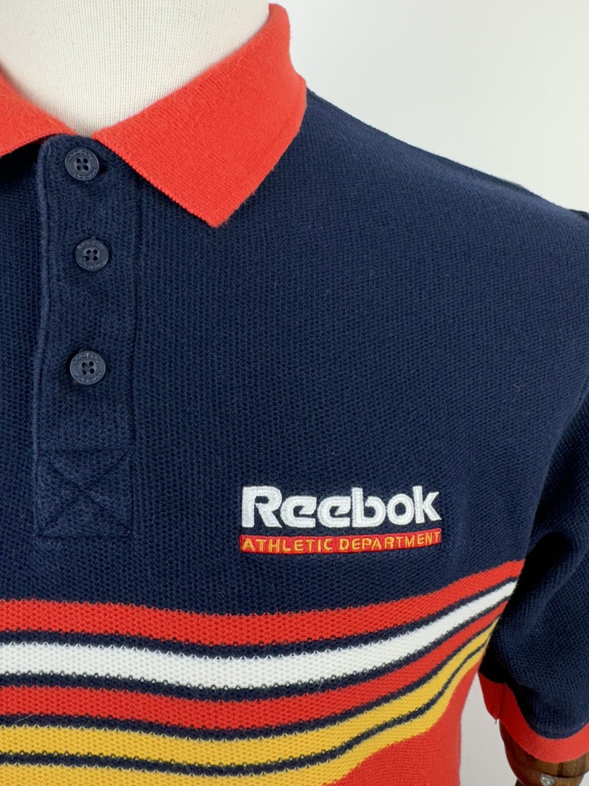 Reebok Men’s Vintage Reebok Polo T-Shirt size M Size US M / EU 48-50 / 2 - 3 Thumbnail