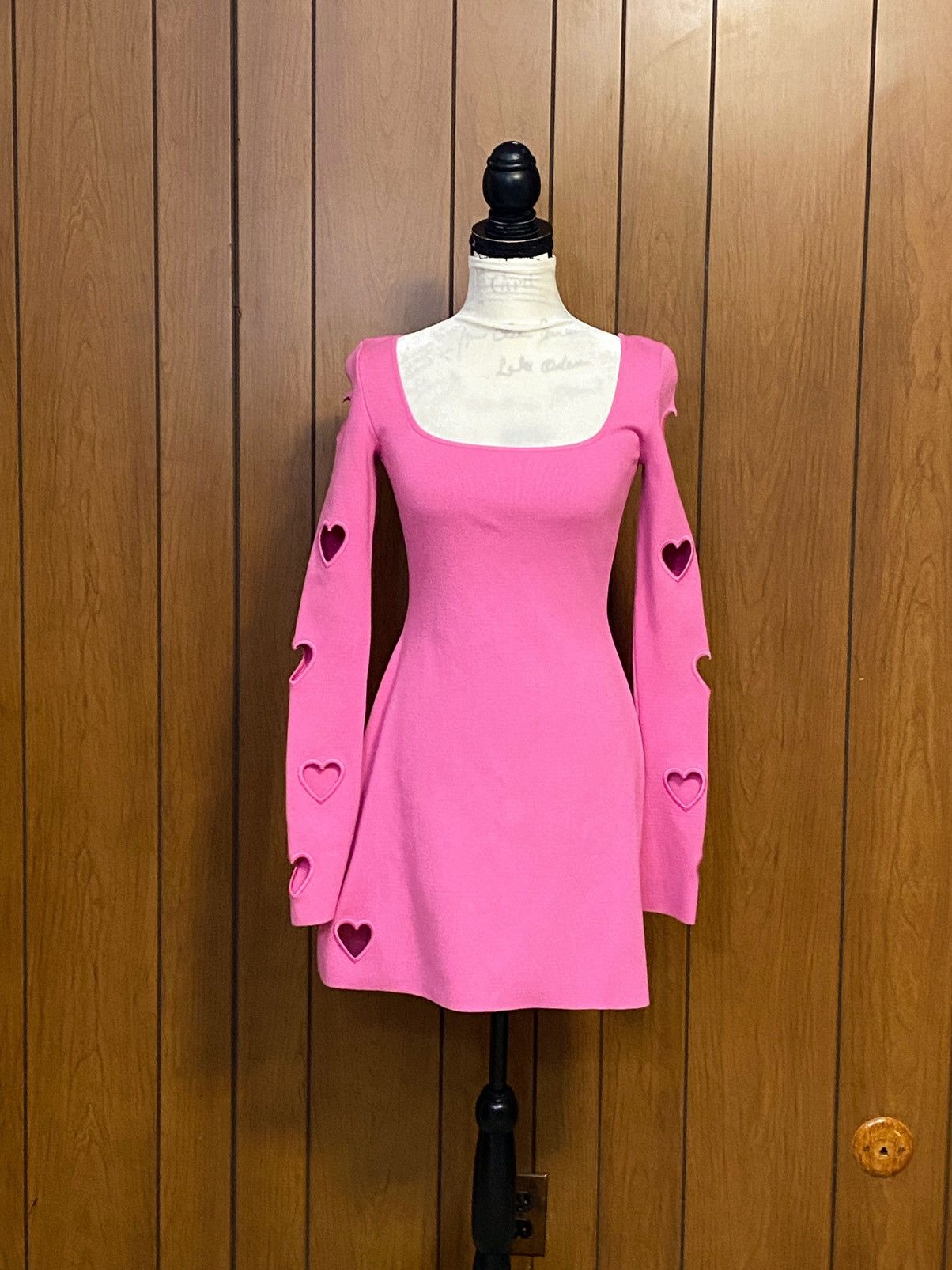 Mach & Mach Gaia Heart Cut-Out Minidress size M