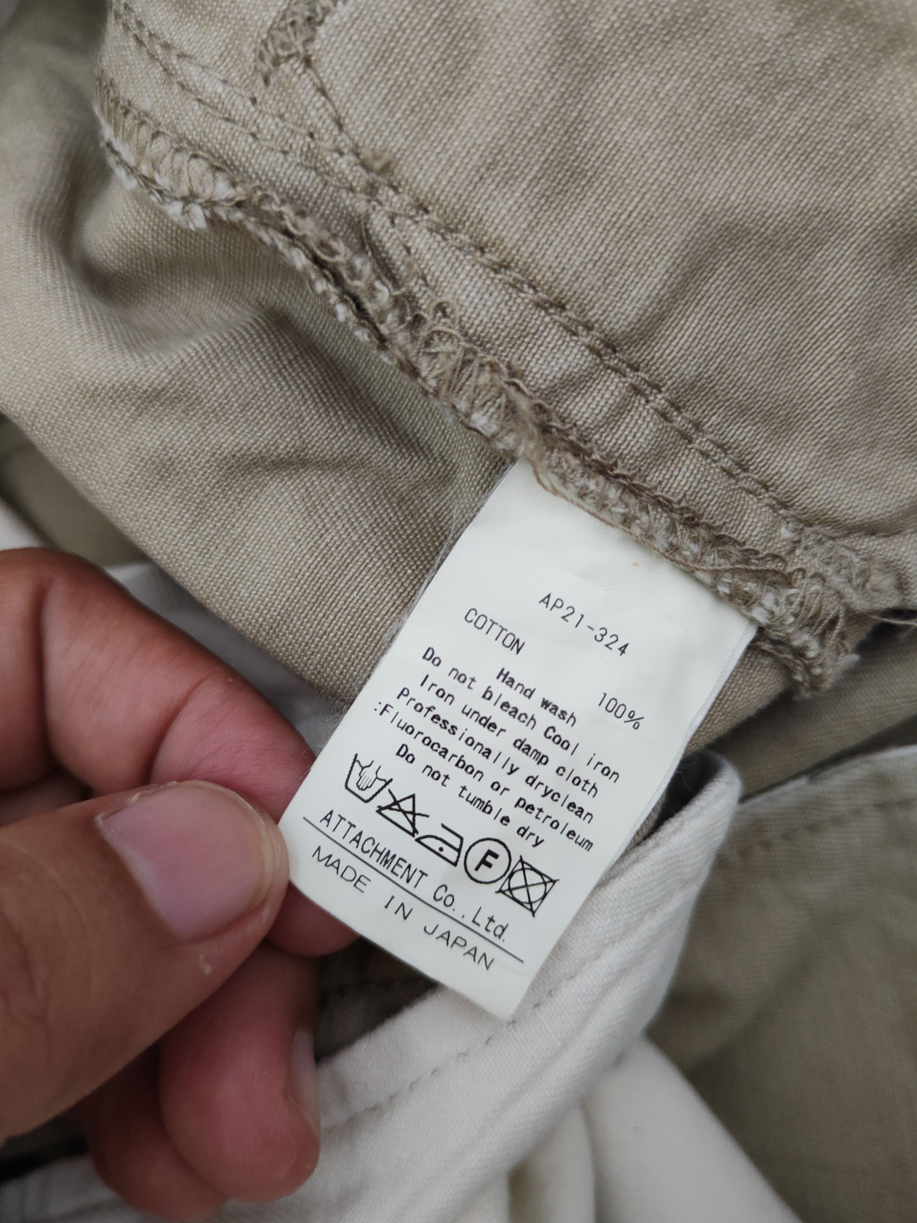 Attachment DL Attachment Beige Multipocket Casual cargo Pants #W1040 Size US 32 / EU 48 - 12 Thumbnail