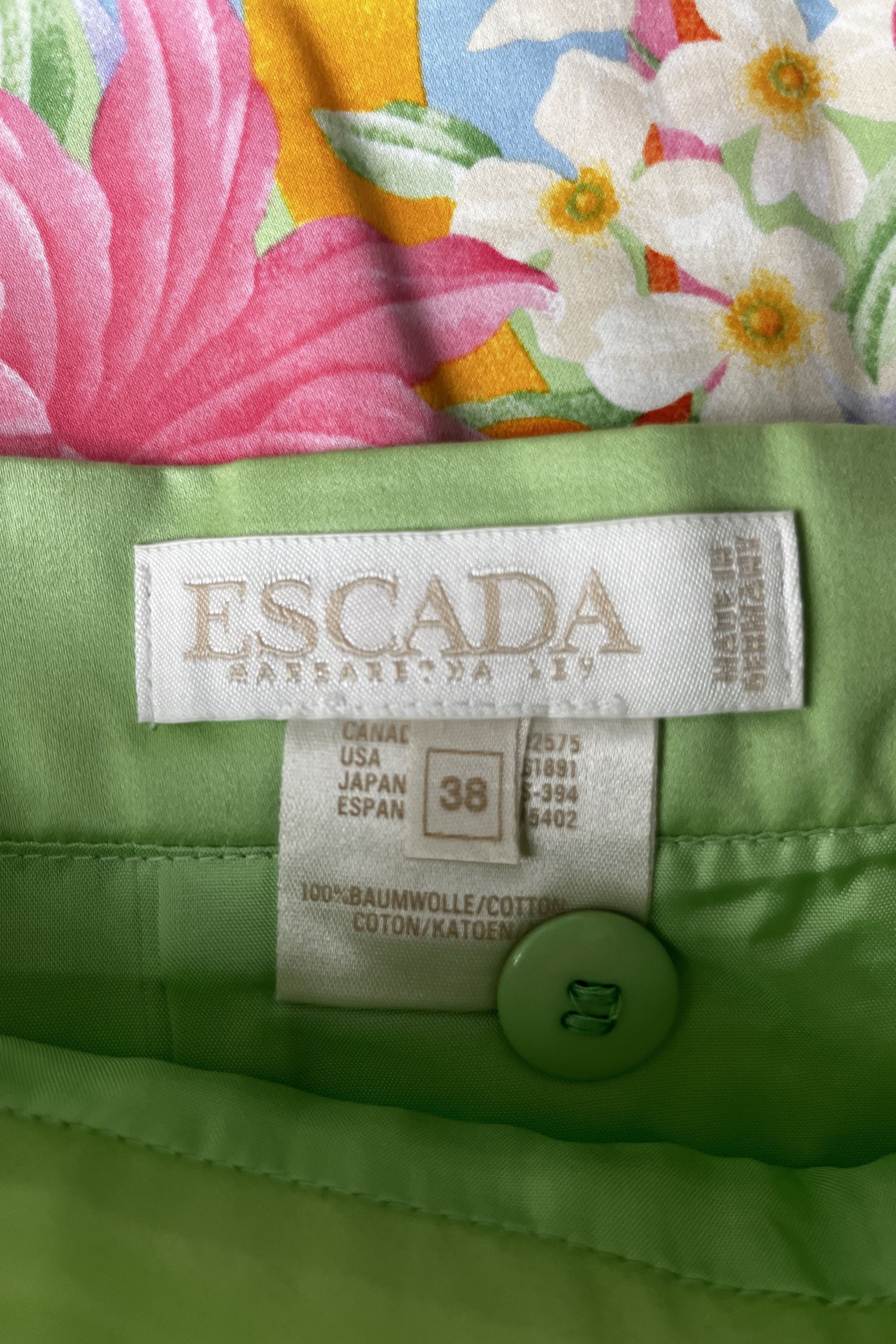 Escada Escada flowered skirt Size 26" / US 2 / IT 38 - 5 Thumbnail