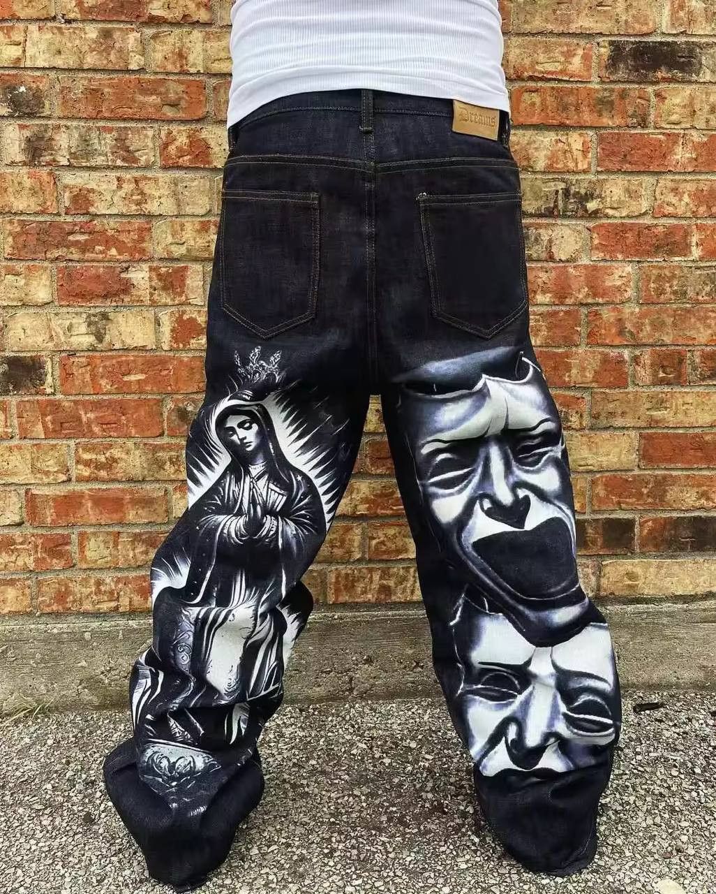 Japanese Brand × Vintage vintage gothic hip-hop jeans Size US 36 / EU 52 - 5 Thumbnail