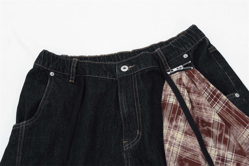 Japanese Brand × Vintage American retro men's loose workwear denim shorts Size US 32 / EU 48 - 4 Thumbnail