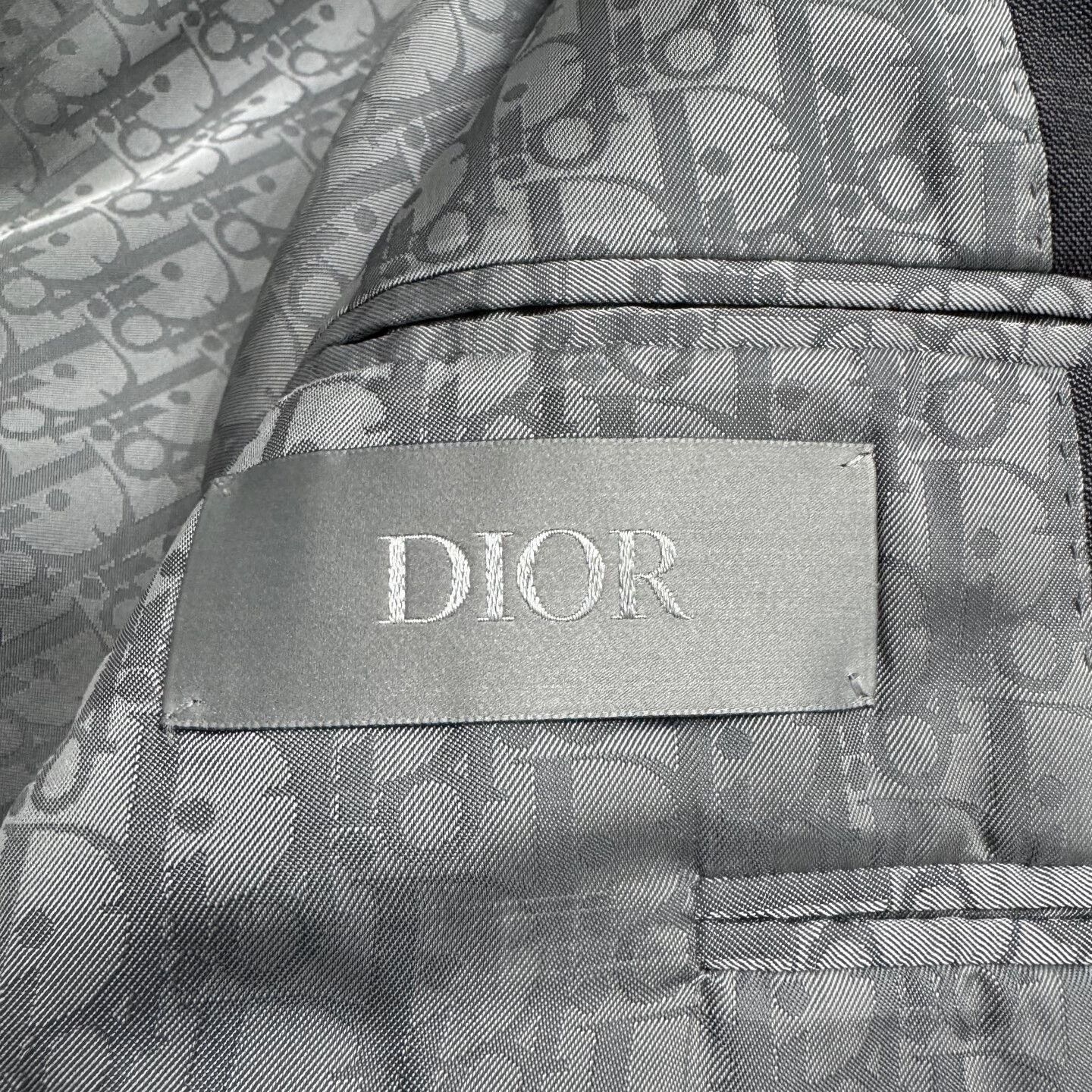 Dior dior wool suit jacket with patterned lining. Size US M / EU 48-50 / 2 - 3 Thumbnail