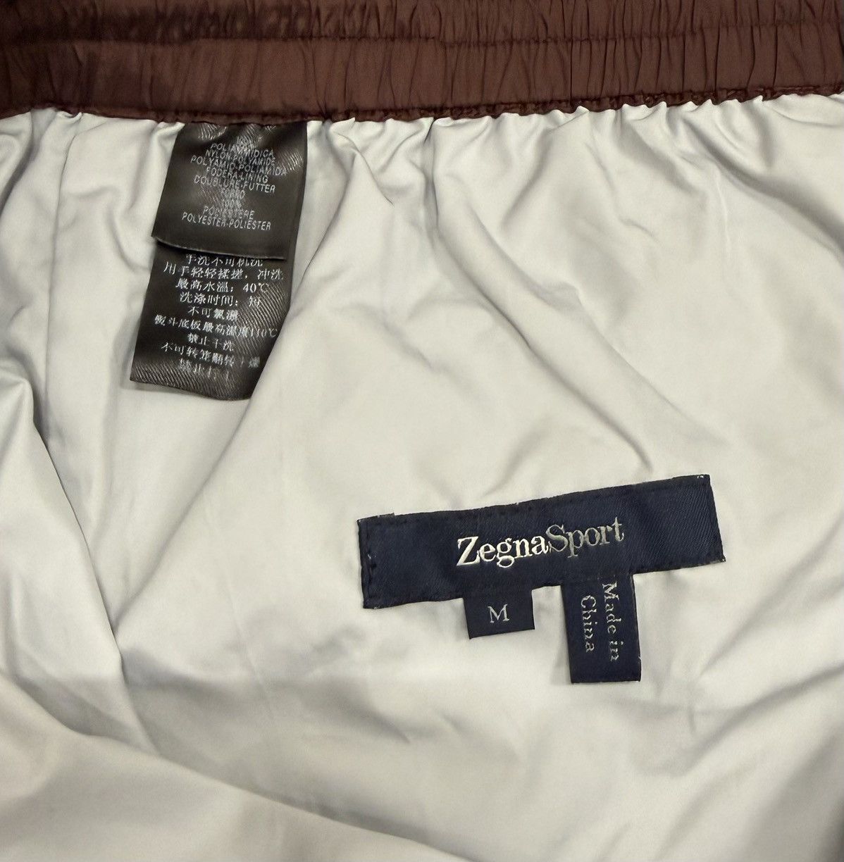 Z Zegna Zegna Sport Light Shell Project Dark Cherry Nylon Tracksuit Size US M / EU 48-50 / 2 - 17 Thumbnail