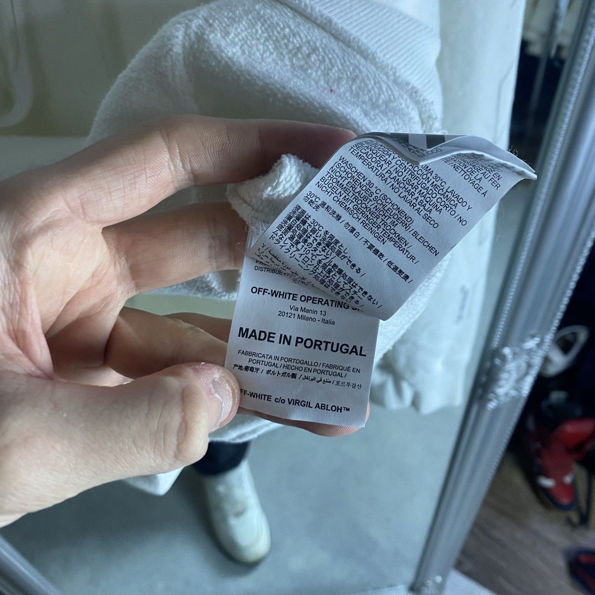Off-White Off White Hoodie cage back Size US L / EU 52-54 / 3 - 10 Thumbnail