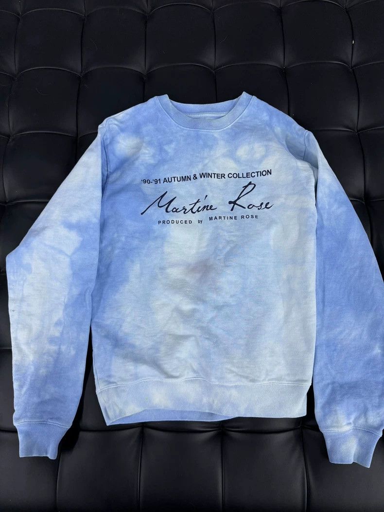 Martine Rose Martine Rose Tie dye round neck hoodie Size US XS / EU 42 / 0 - 1 Thumbnail