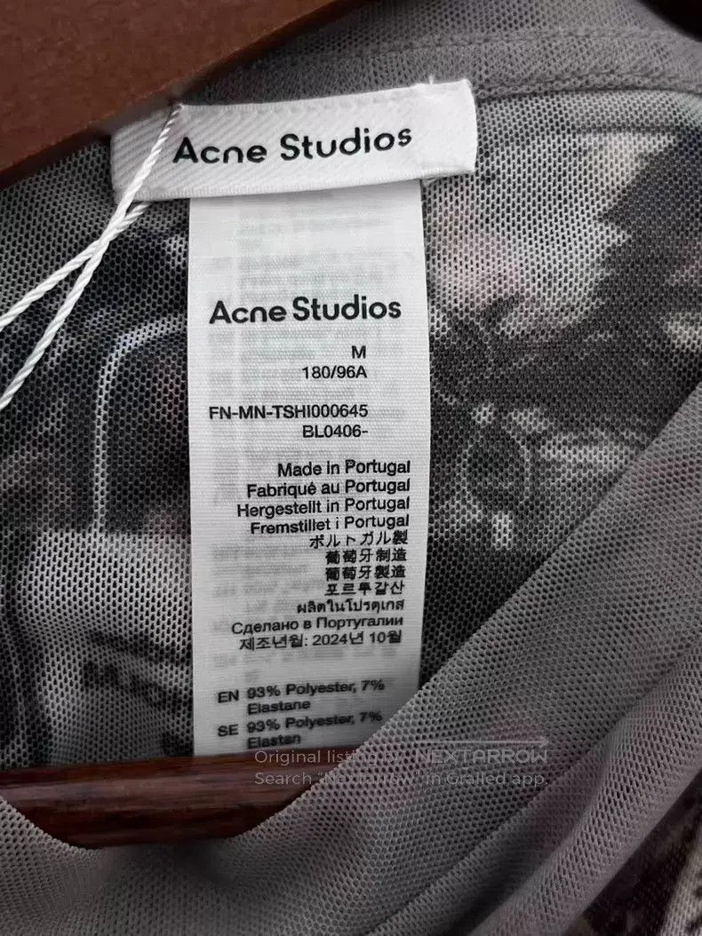 Acne Studios Acne Studios Long sleeve printed top Size US M / EU 48-50 / 2 - 3 Thumbnail