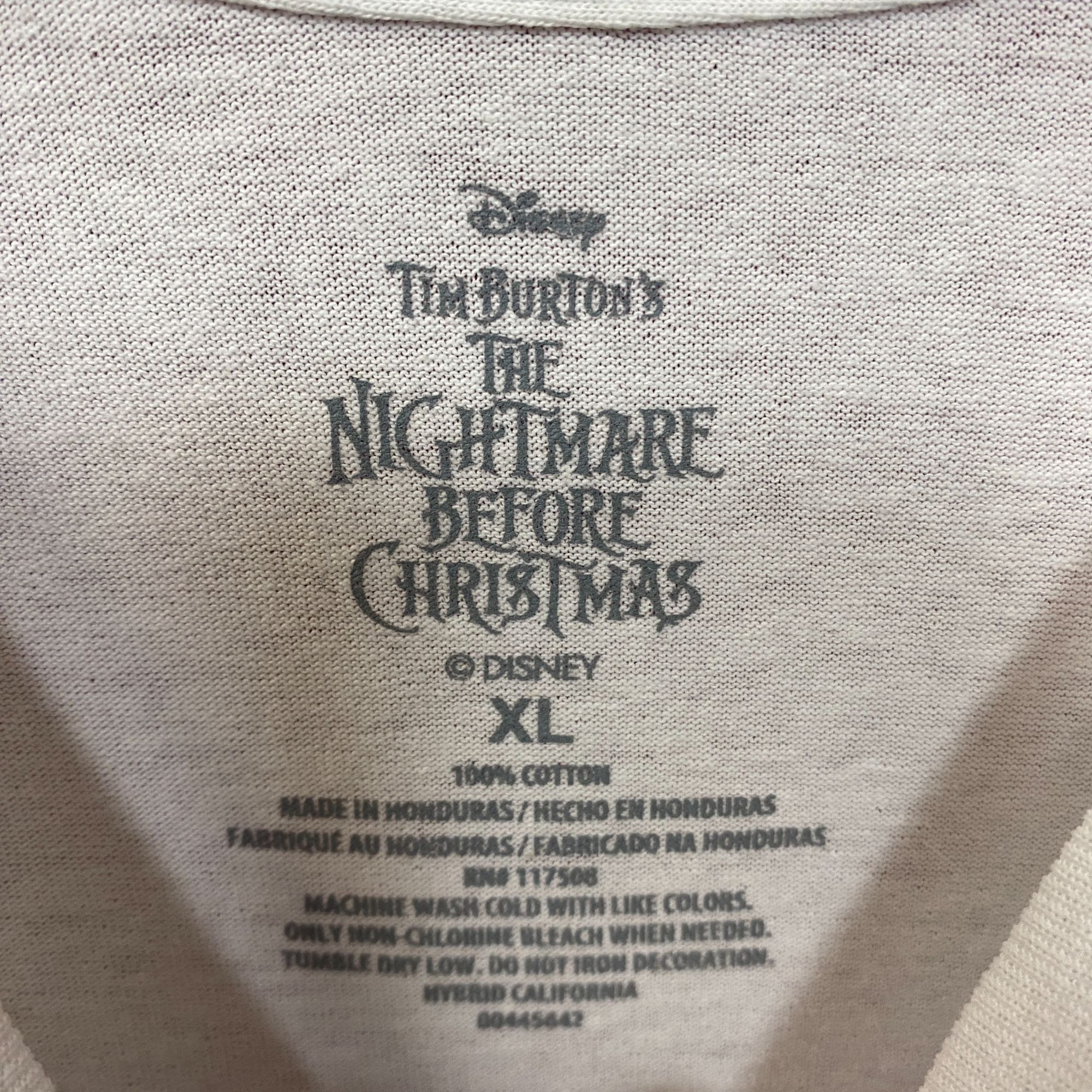 Disney Tim Burton Nightmare Before Christmas Jack Skellington Mad T Size US XL / EU 56 / 4 - 4 Thumbnail