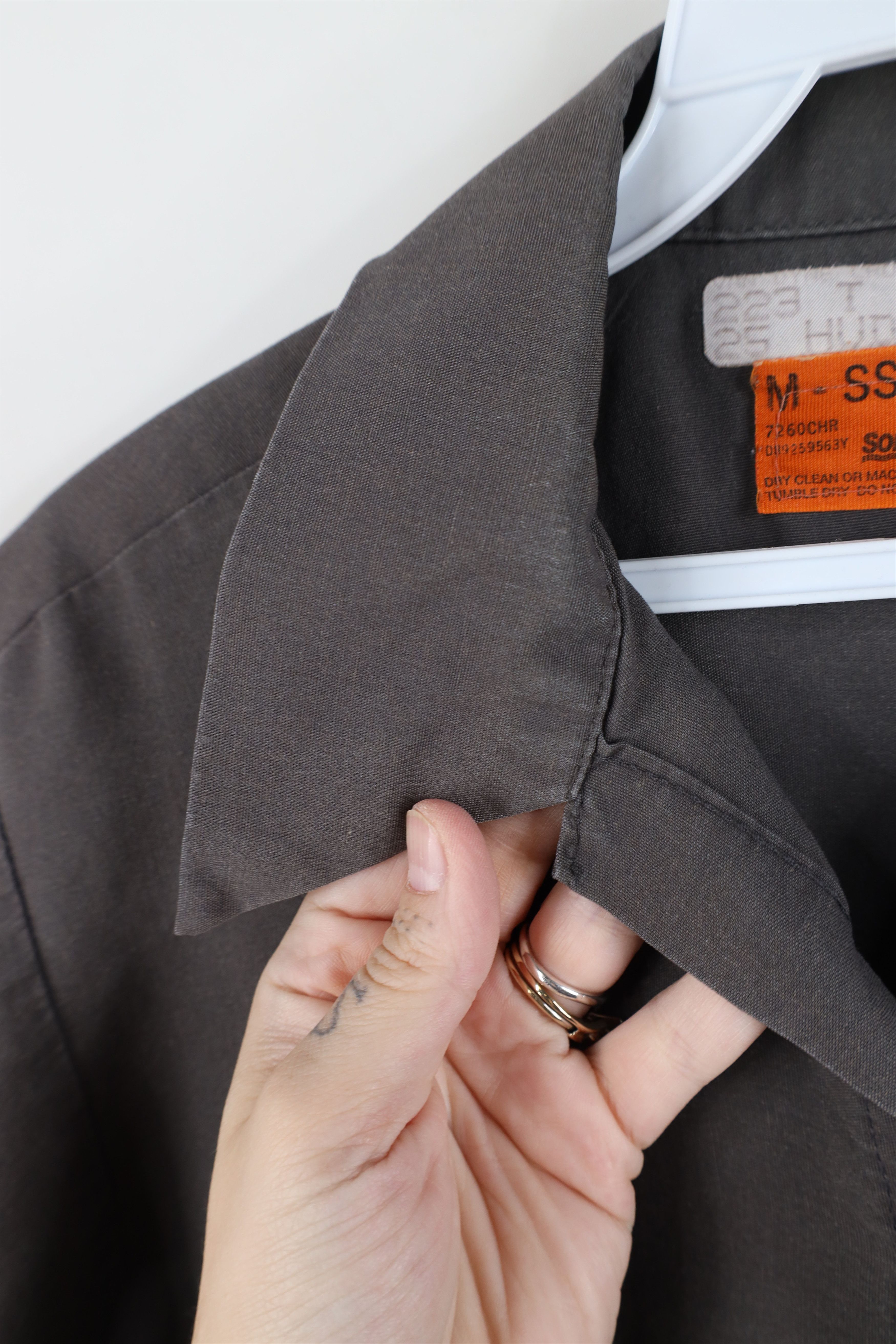 Vintage Vintage 90s Streetwear Workwear Mechanic Button Shirt USA Size US M / EU 48-50 / 2 - 10 Thumbnail