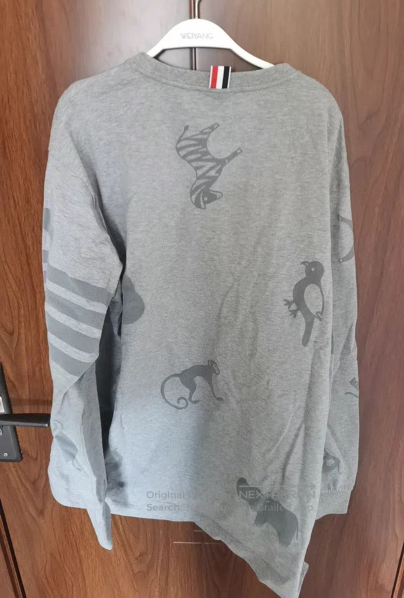 Thom Browne Thom Browne Classic Animal Print Sweatshirt Size US L / EU 52-54 / 3 - 2 Thumbnail