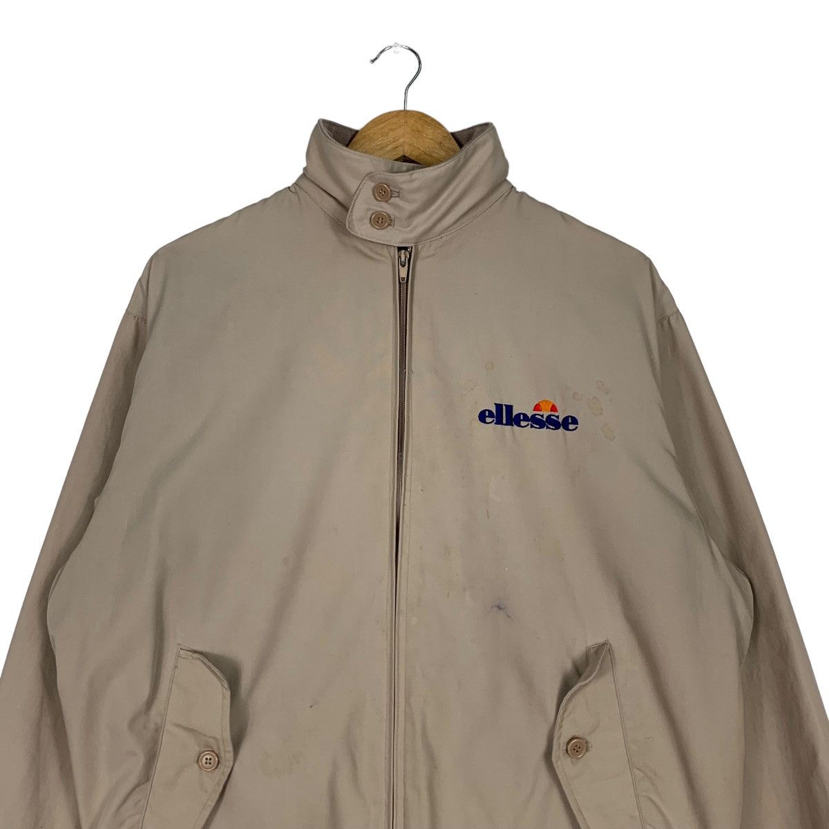 Ellesse ELLESSE Red Tartan Lined Turtleneck Jacket #1163-C53 Size US L / EU 52-54 / 3 - 2 Thumbnail