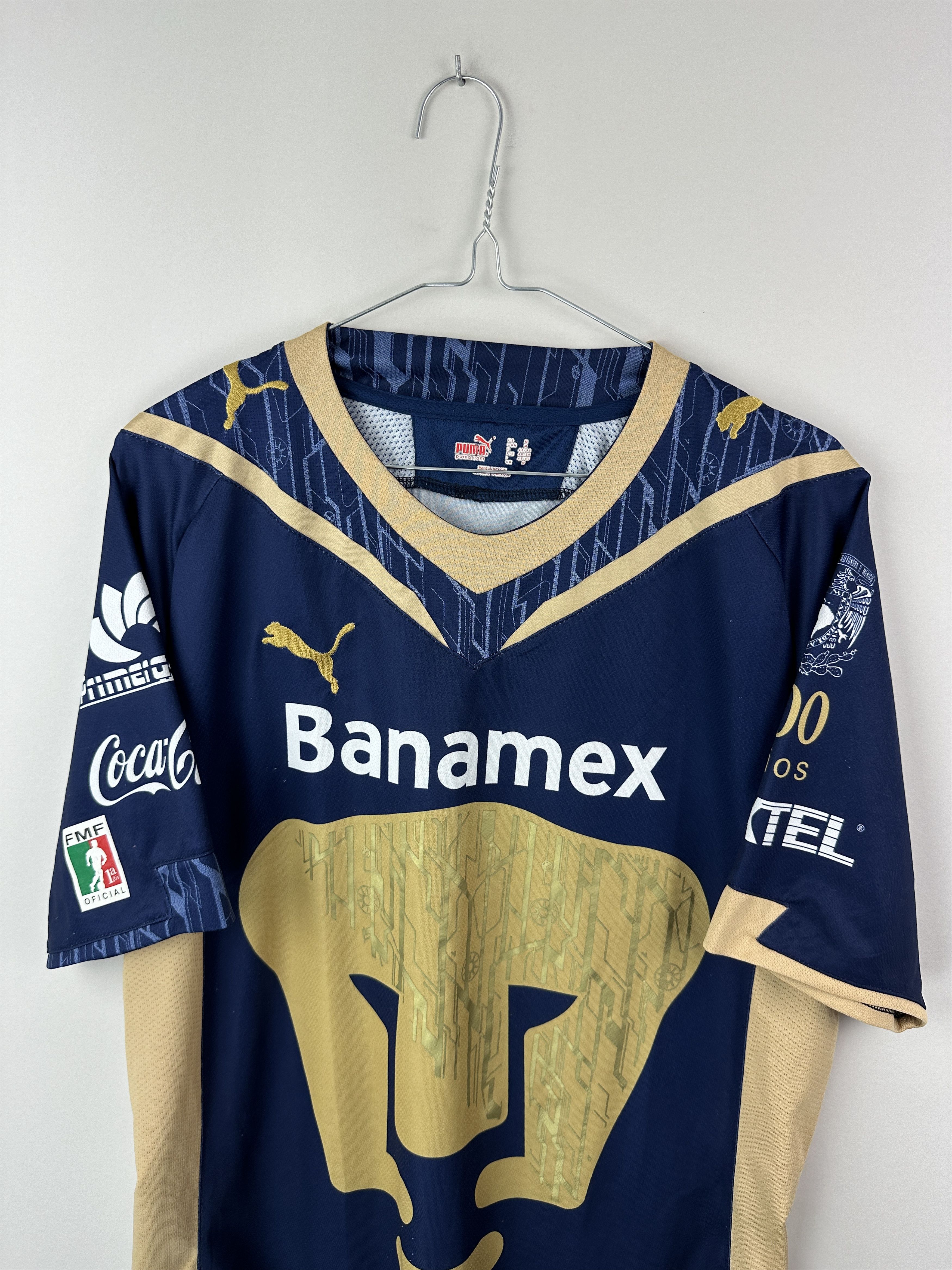 Puma UNAM Pumas 2009/10 Away [M] Soccer Jersey Football Shirt Size US M / EU 48-50 / 2 - 3 Thumbnail