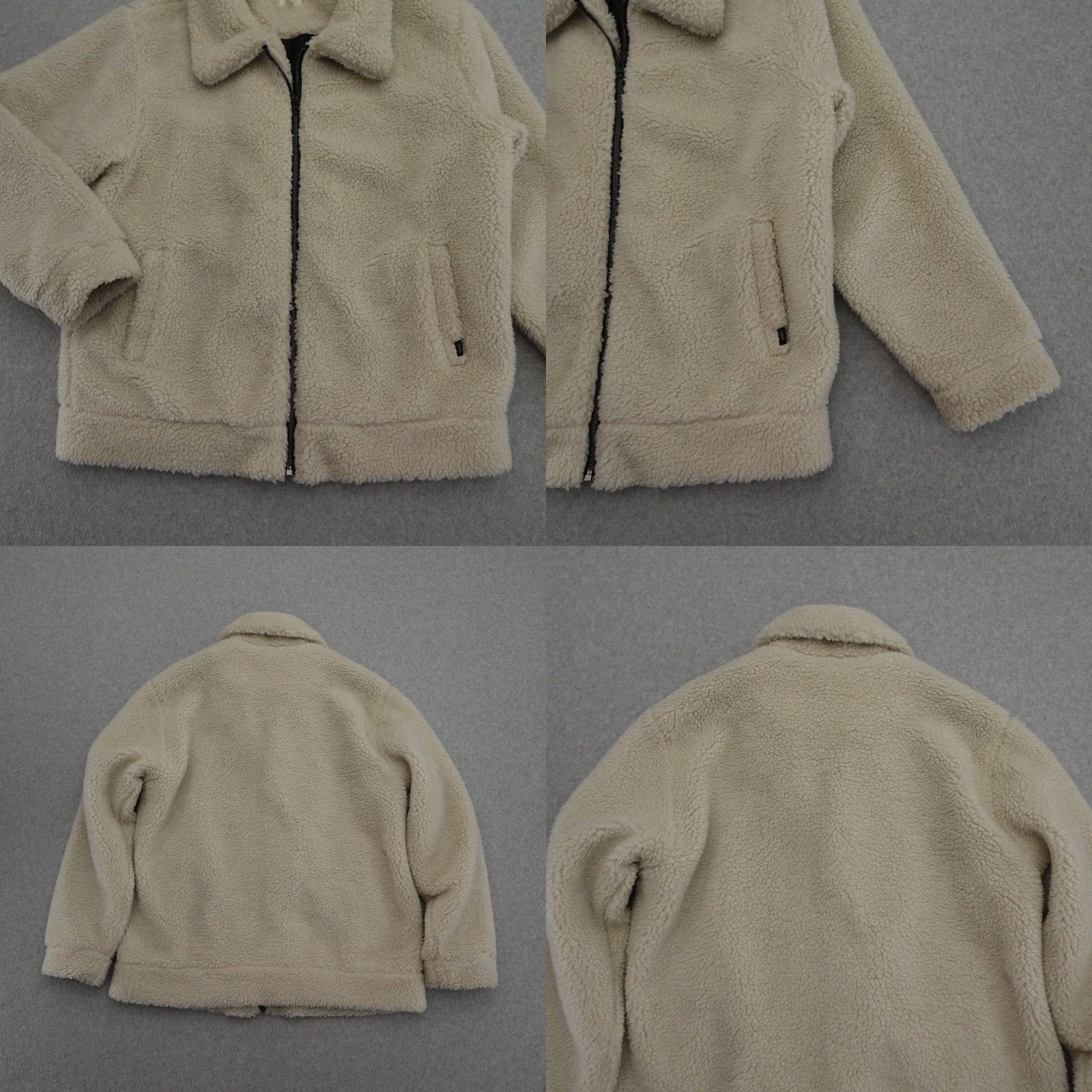 Vans VANS Jacket Womens Large Snow Out Fleece Zip Up Jacket White Size L / US 10 / IT 46 - 8 Thumbnail