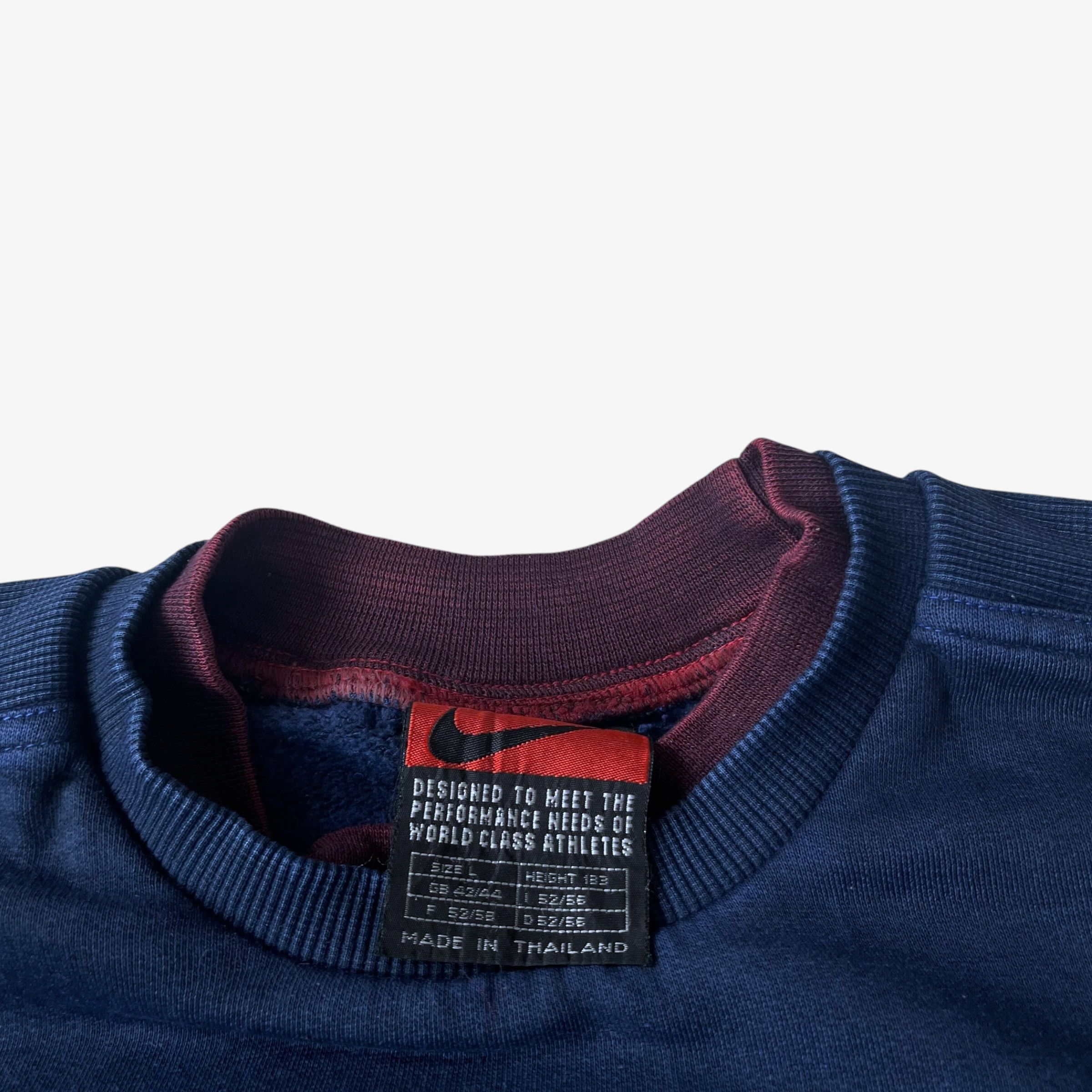 Nike Vintage 90s Nike Premier Paris Saint Germain PSG Sweatshirt Size US L / EU 52-54 / 3 - 3 Thumbnail